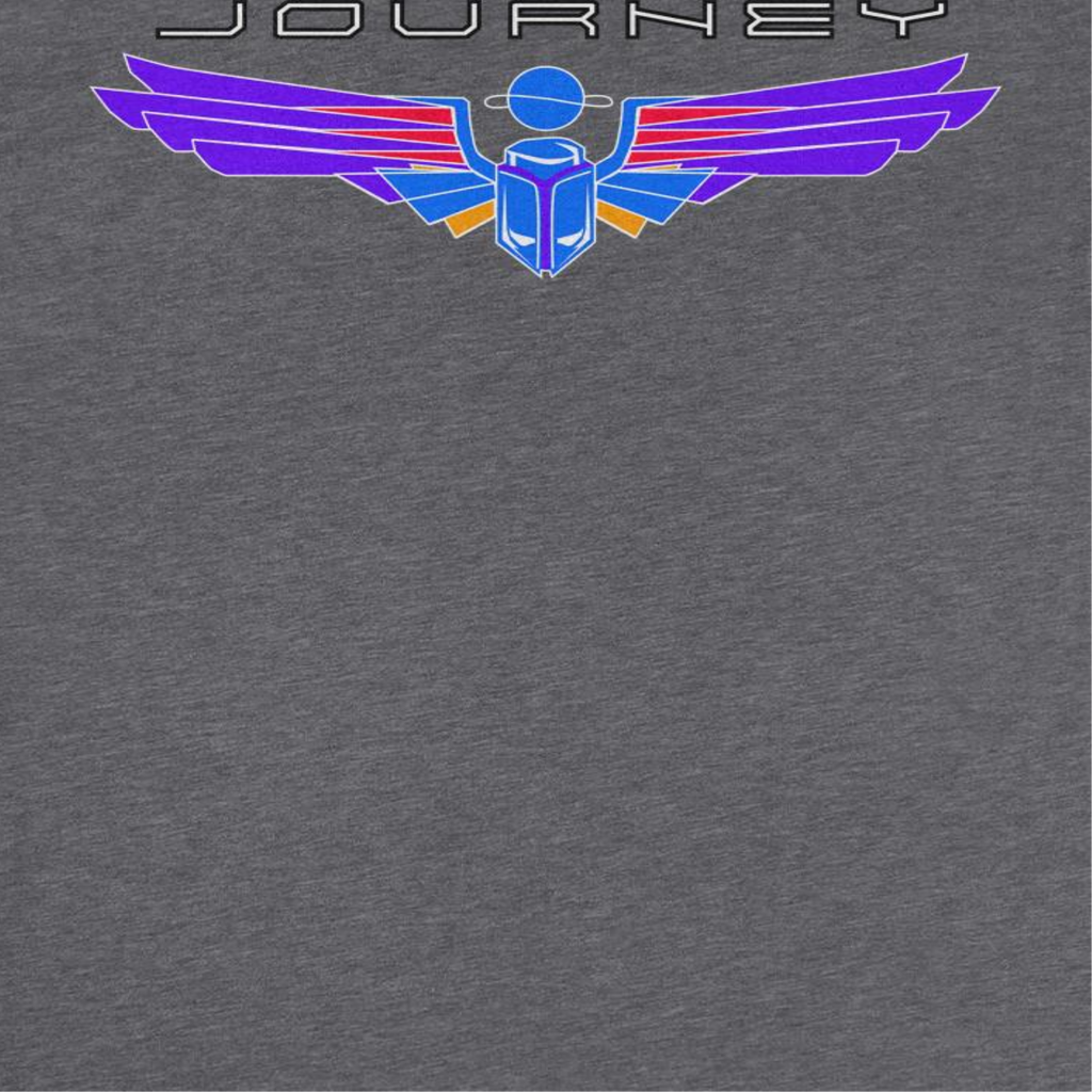 Journey Color Line Scarab Dark Heather Gray T-Shirt
