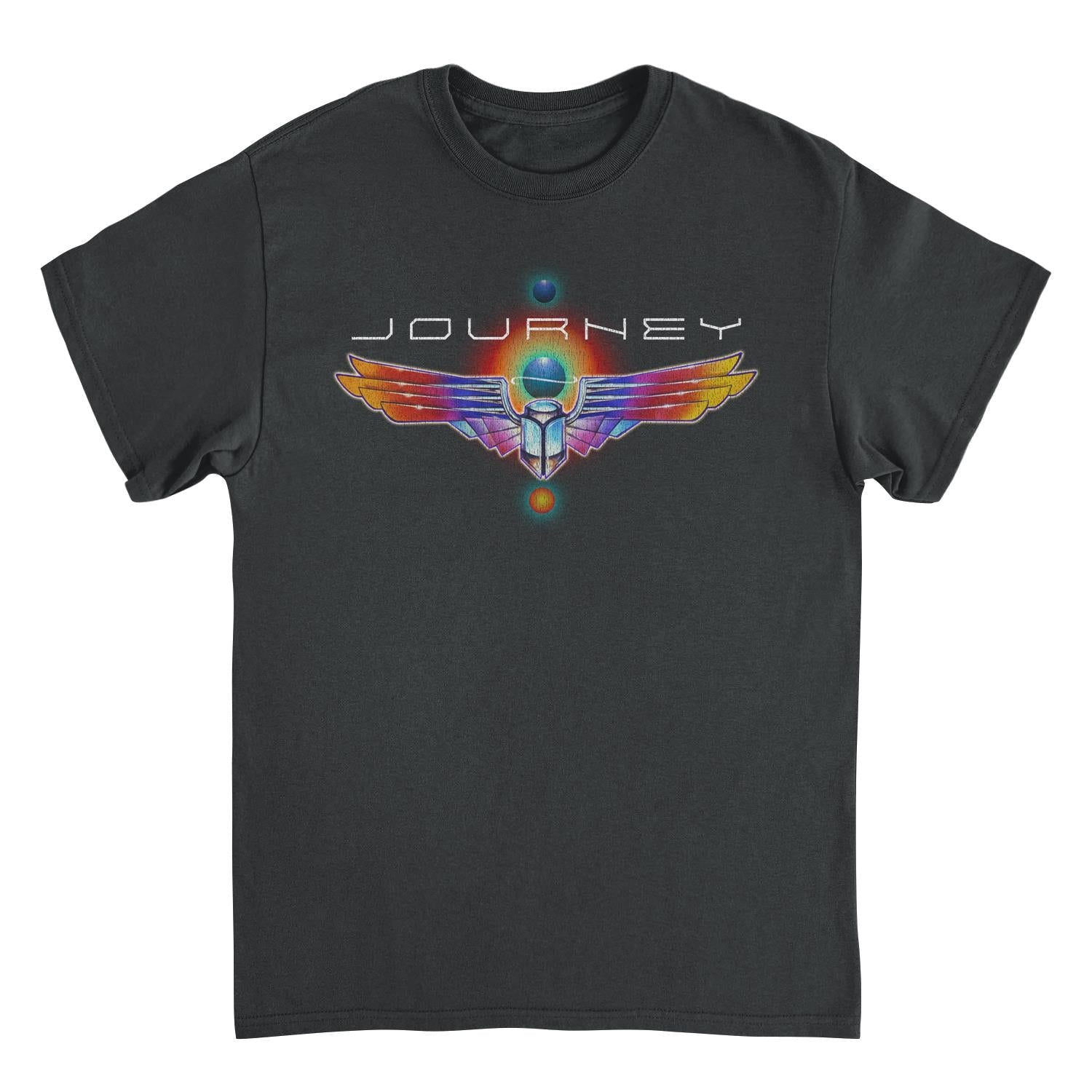 Journey Logo Distress Scarab Black T-Shirt