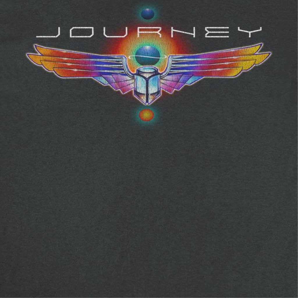 Journey Logo Distress Scarab Black T-Shirt