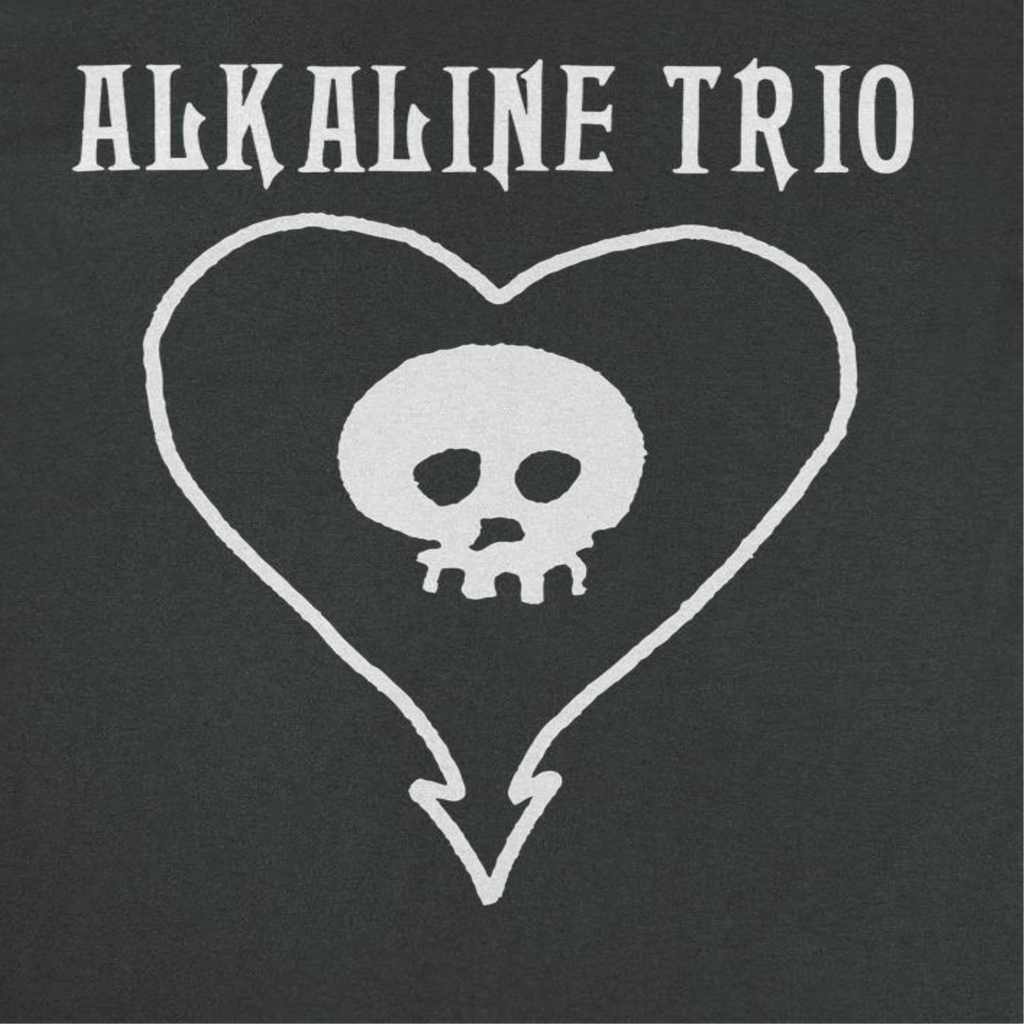 Alkaline Trio Band Classic Heartskull Black T-Shirt