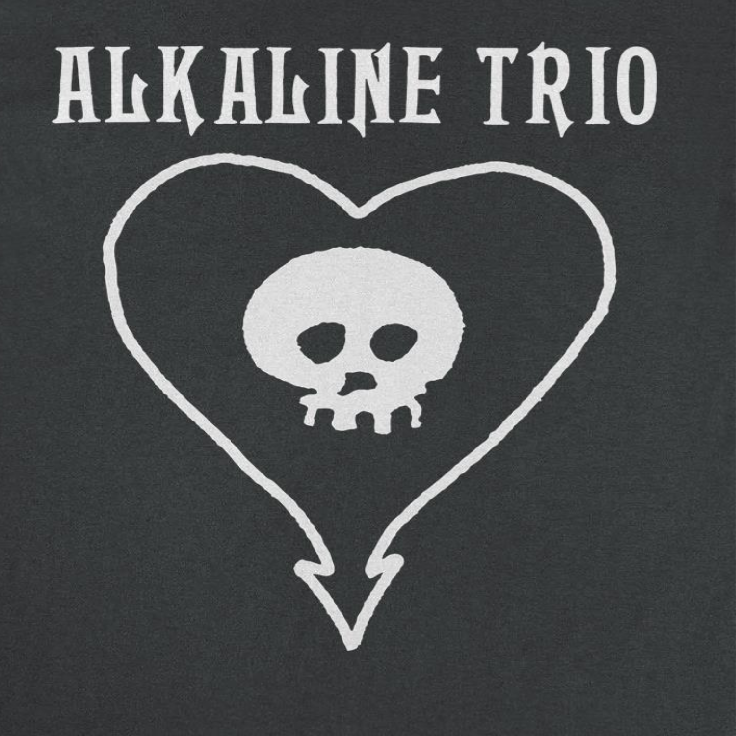 Alkaline Trio Band Classic Heartskull Black T-Shirt