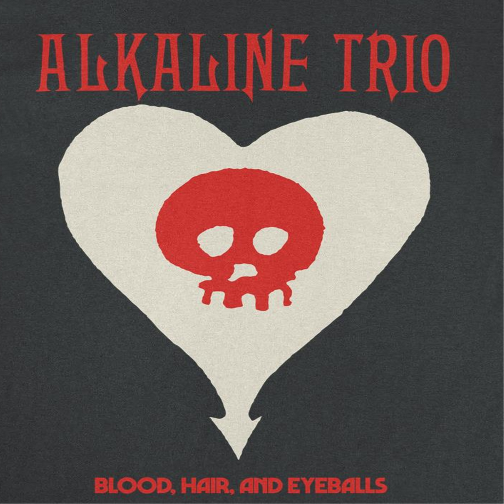 Alkaline Trio Band Heartskull Black T-Shirt