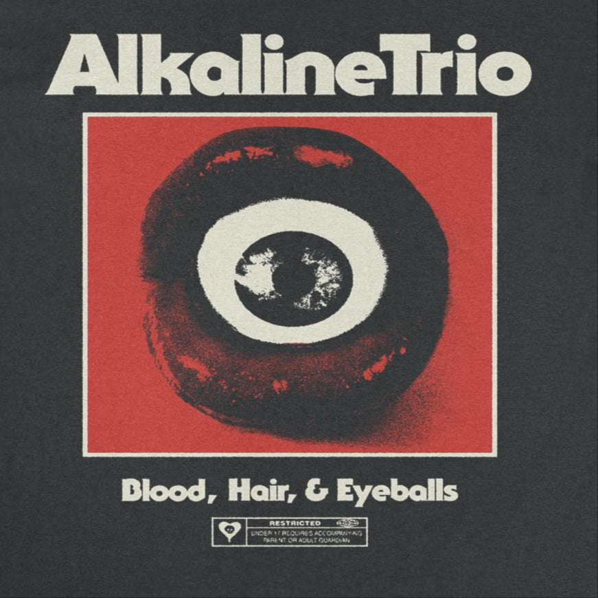 Alkaline Trio Band BHE Lips Black T-Shirt