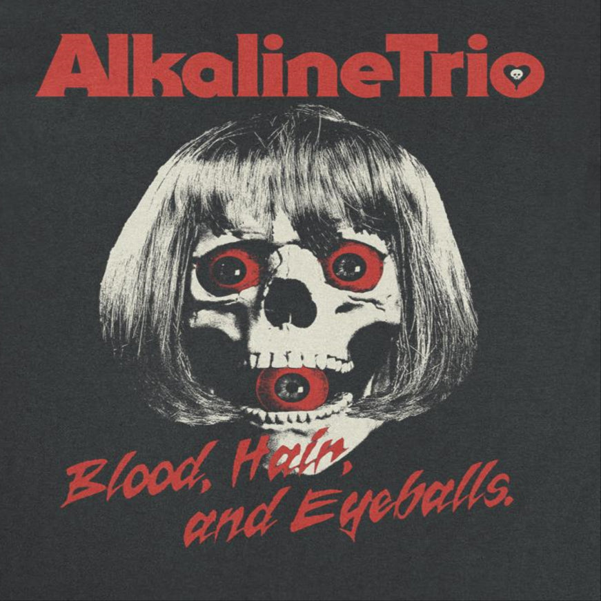 Alkaline Trio Band Skelly Eyes Black T-Shirt