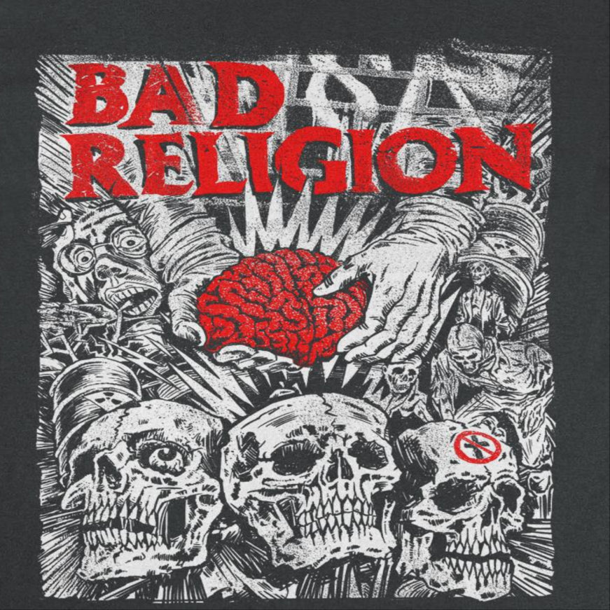 Bad Religion Band Brain Surgery Black T-Shirt