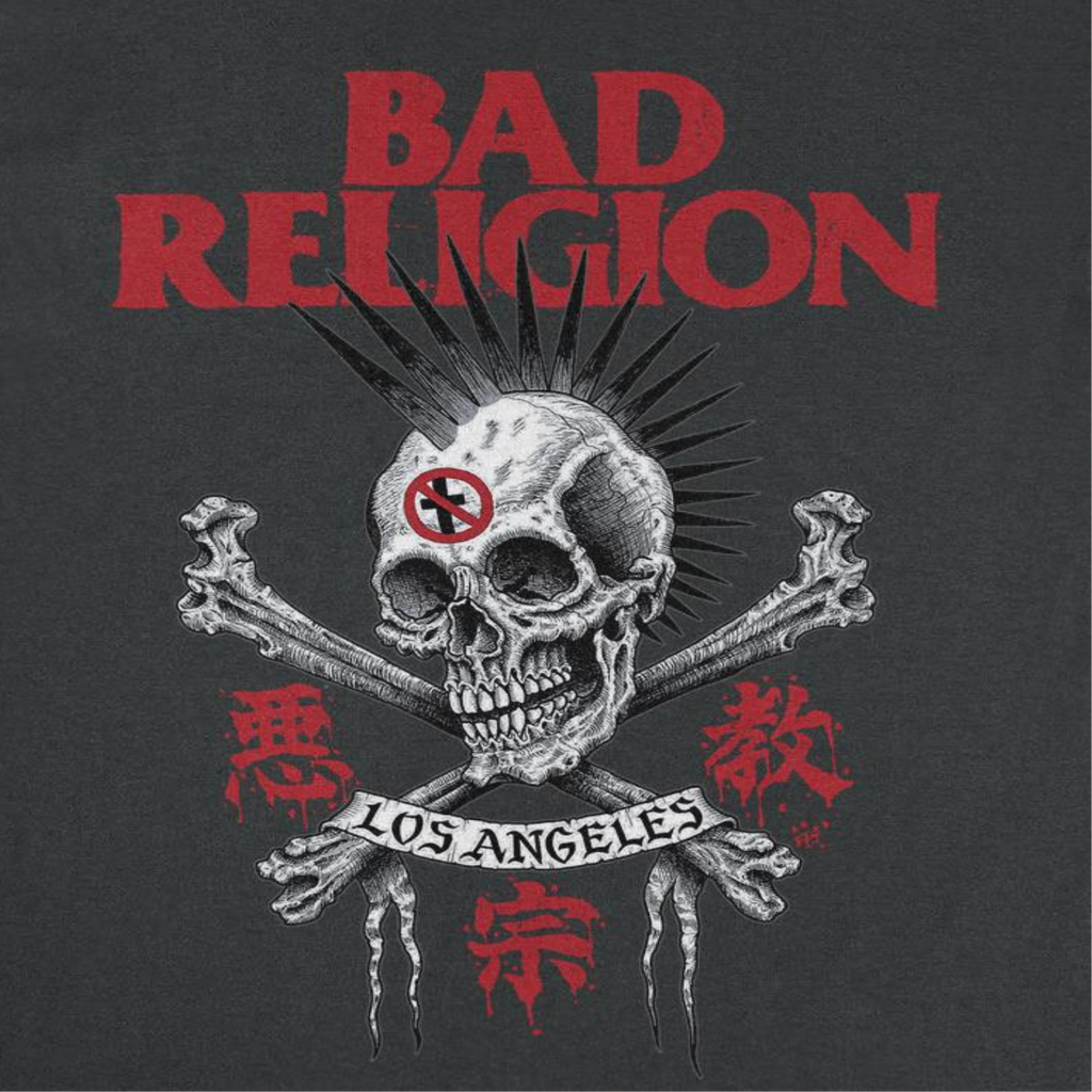 Bad Religion Band Bad Religion Tokyo La Black T-Shirt