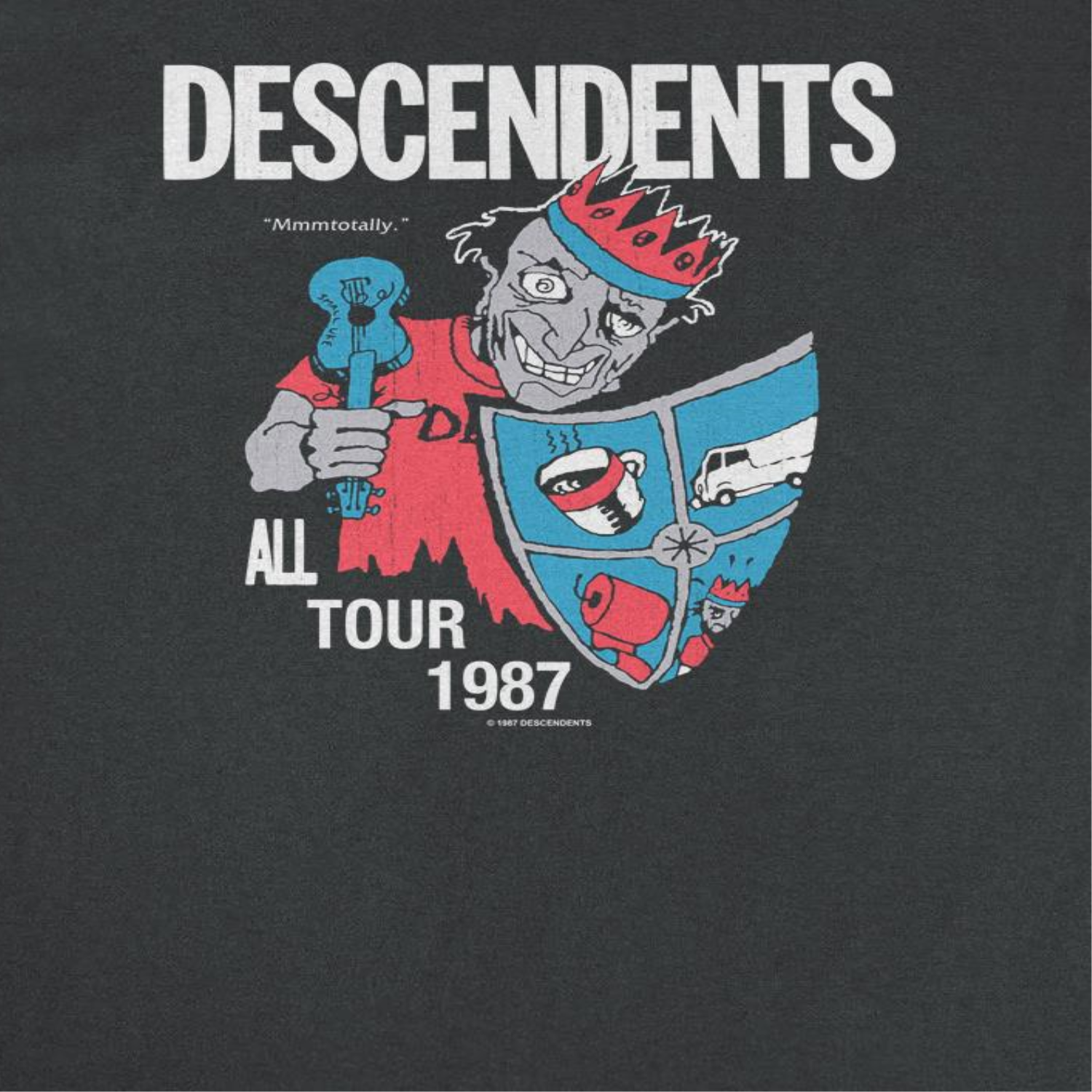 Descendents Band All Tour 87 Black T-Shirt