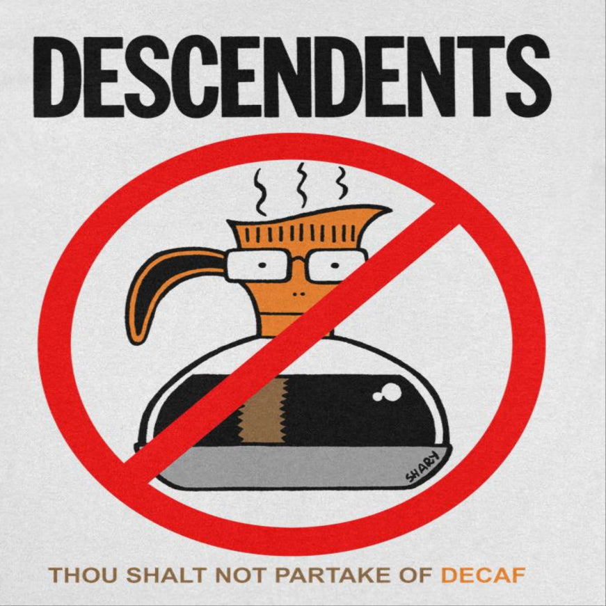 Descendents Decaf White Band T-Shirt