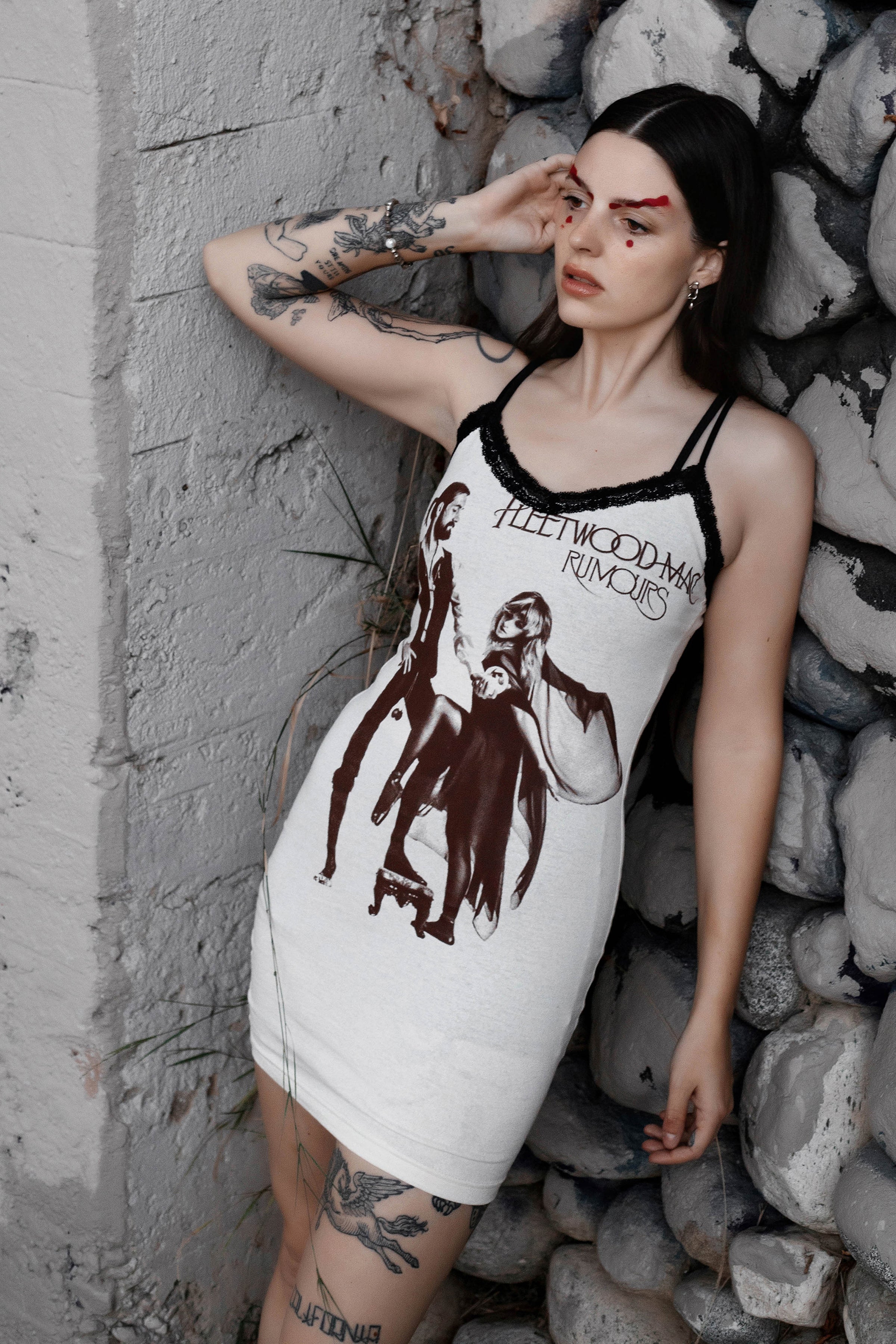 Vera's Eyecandy Fleetwood Mac Lace Strap Dress