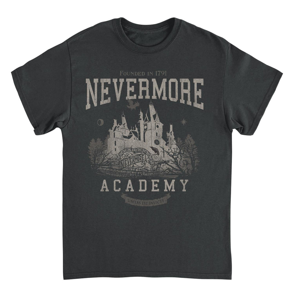 Wednesday Nevermore Academy Pride Black T-Shirt