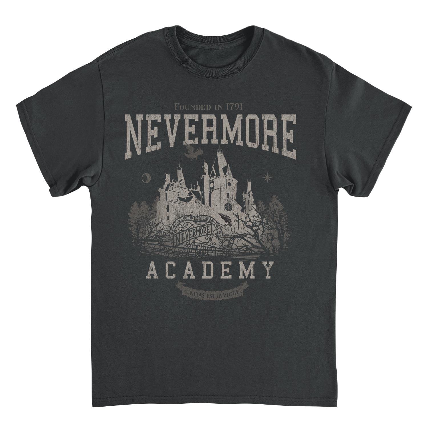 Wednesday Nevermore Academy Pride Black T-Shirt