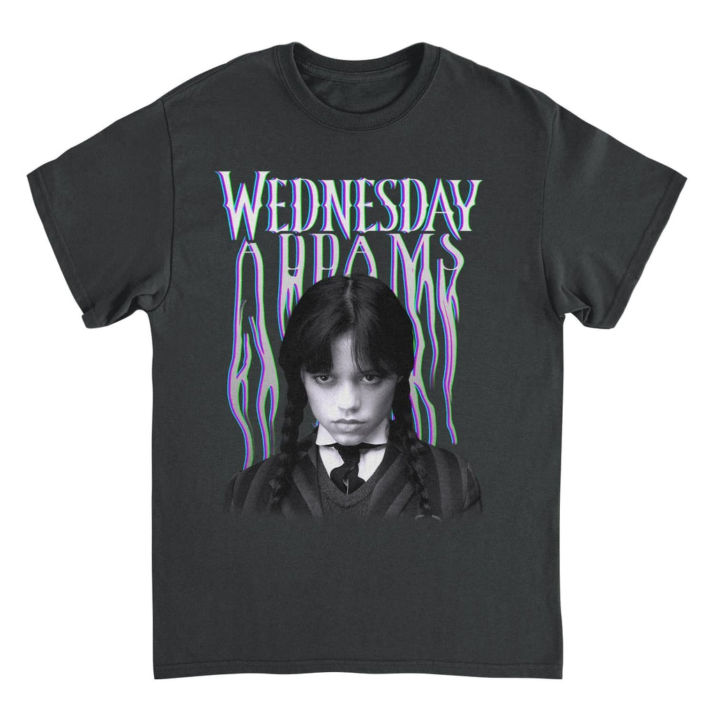 Wednesday Addams Melt Black T-Shirt