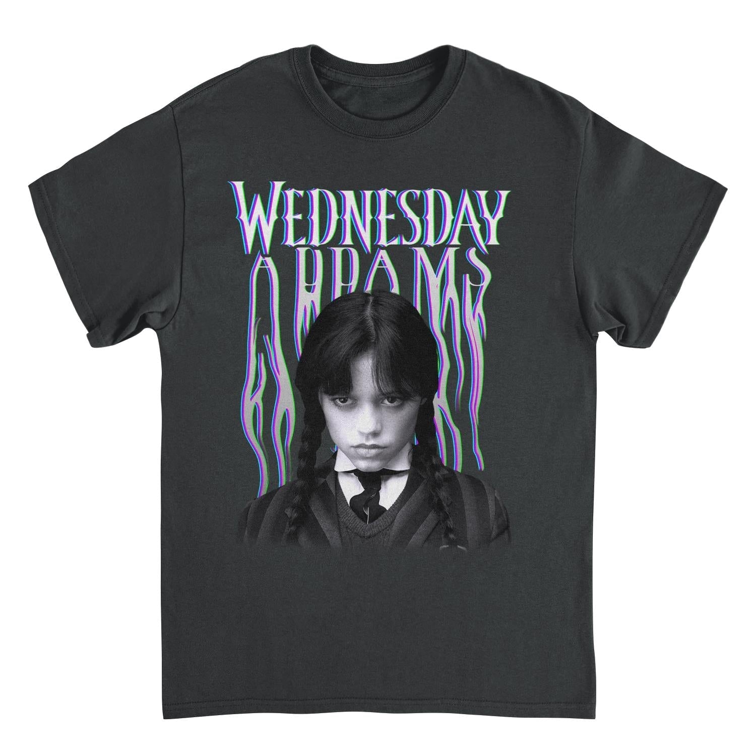 Wednesday Addams Melt Black T-Shirt