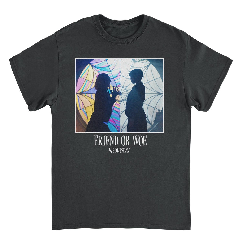 Wednesday Friend or Woe Black T-Shirt