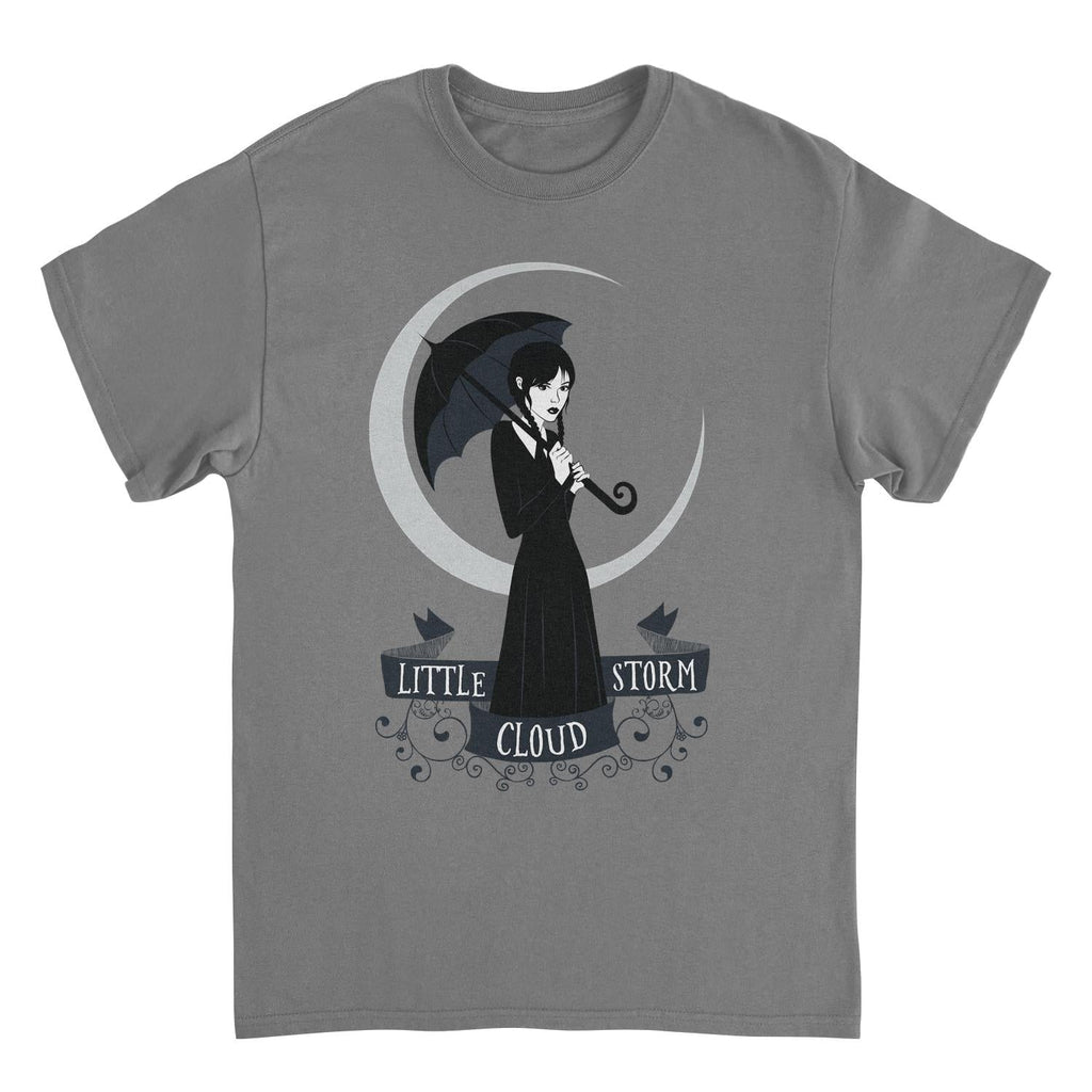 Wednesday Little Storm Cloud Charcoal Gray T-Shirt