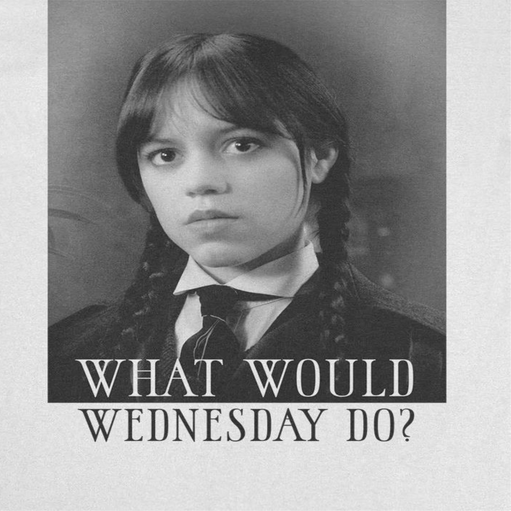 Wednesday WWWD Light White T-Shirt