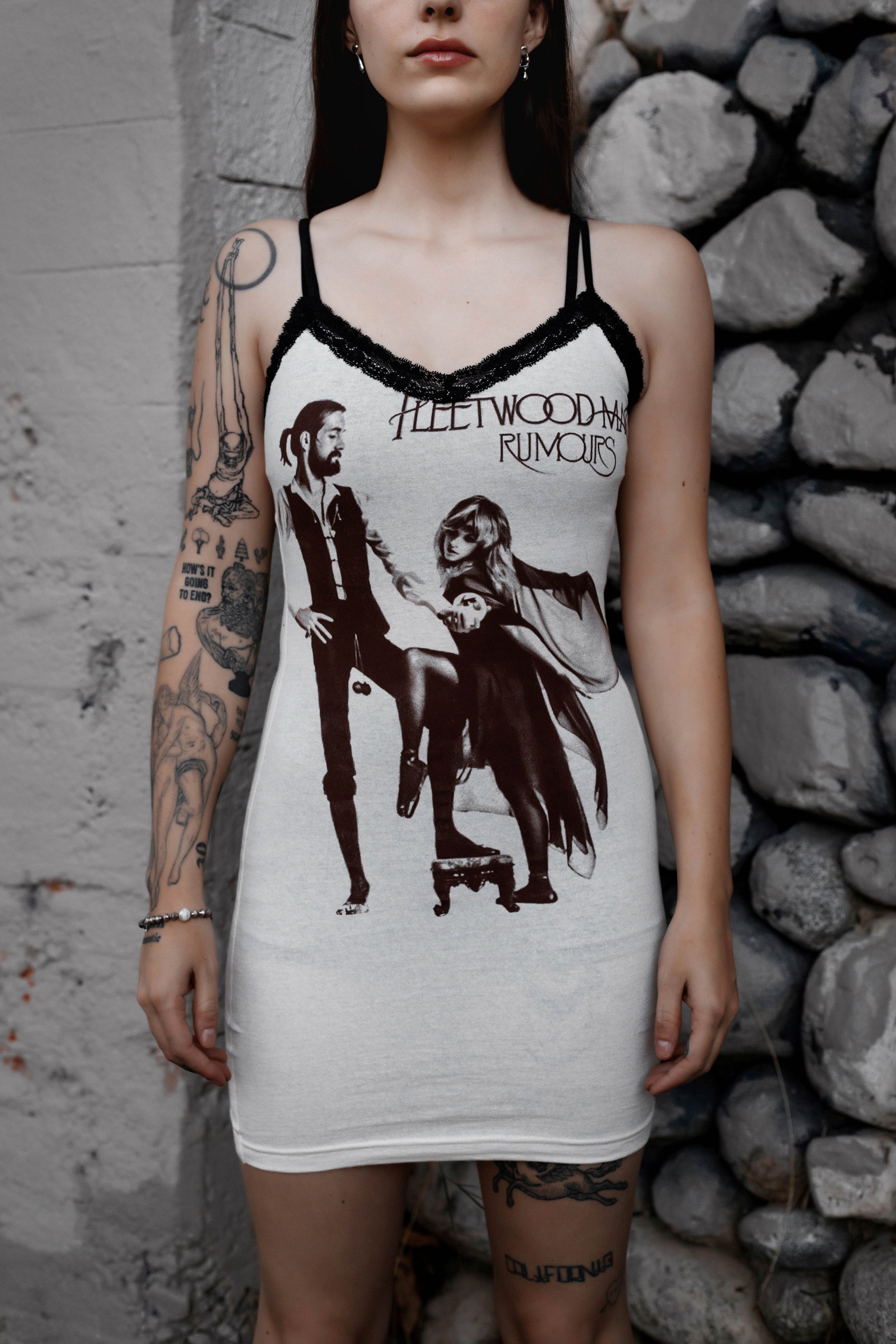 Vera's Eyecandy Fleetwood Mac Lace Strap Dress