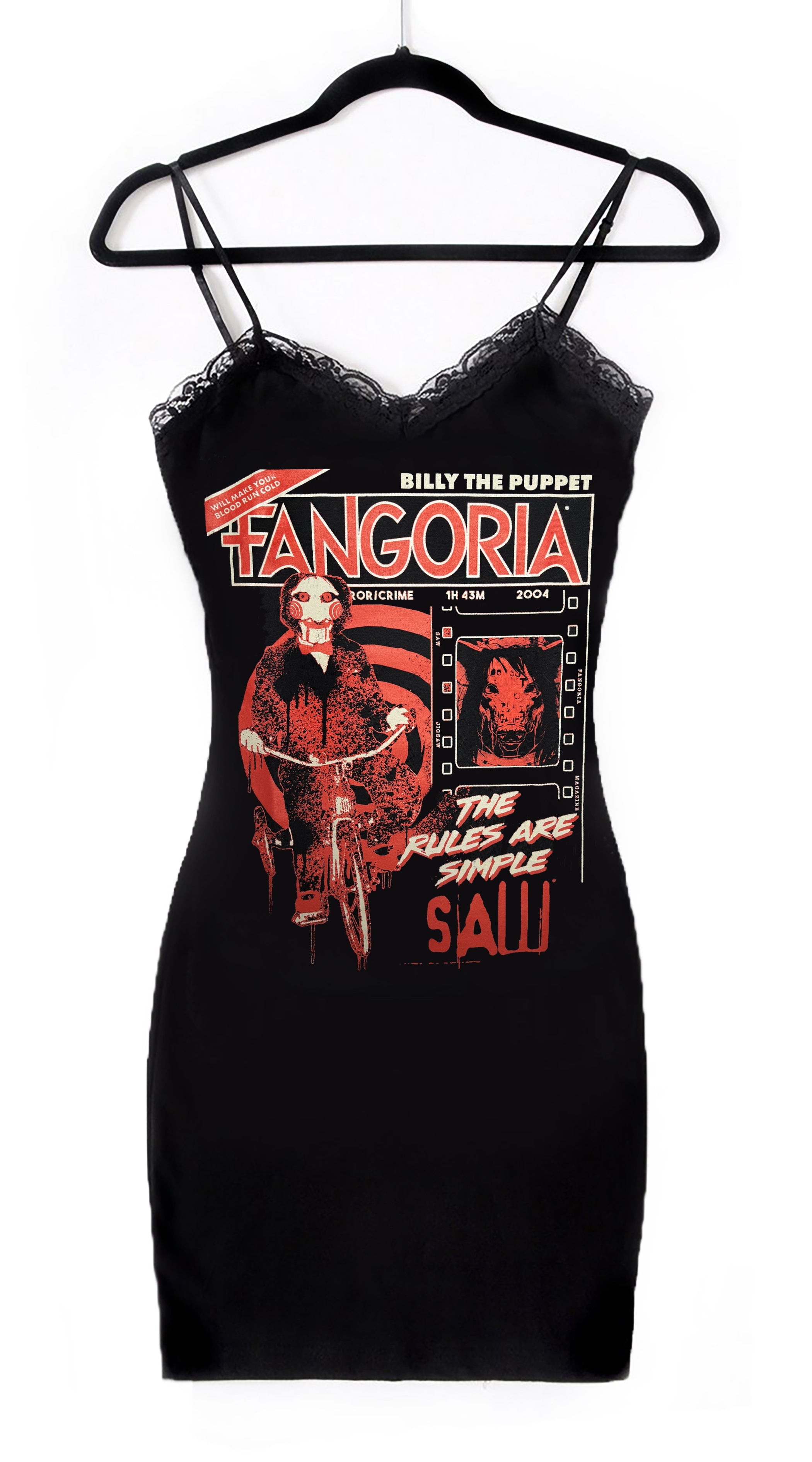 Vera's Eyecandy Saw X Fangoria Magazine Cover Lace Strap Dress