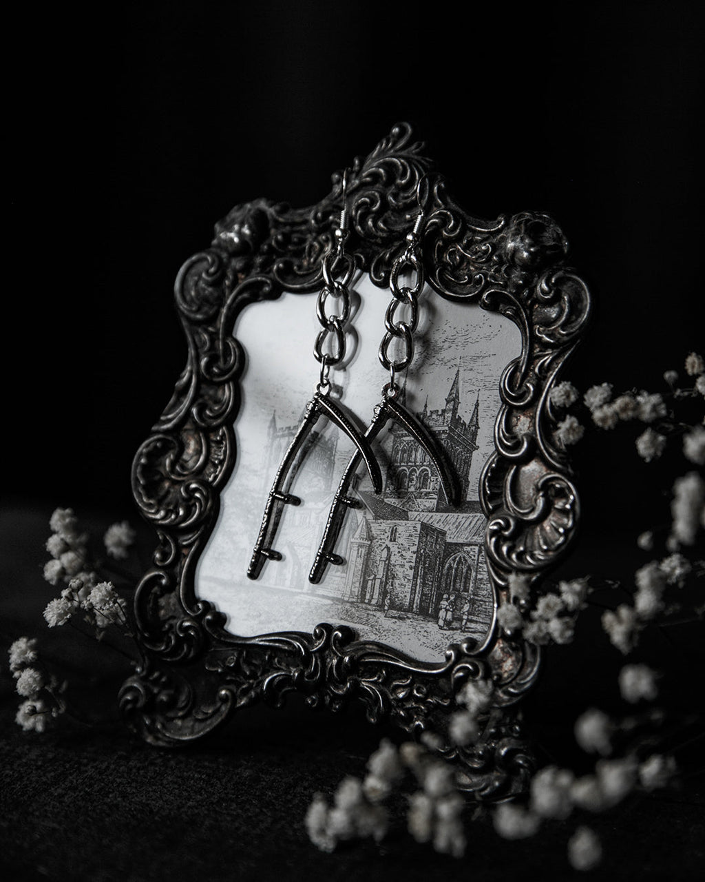 The Pretty Cult Scythe Earrings