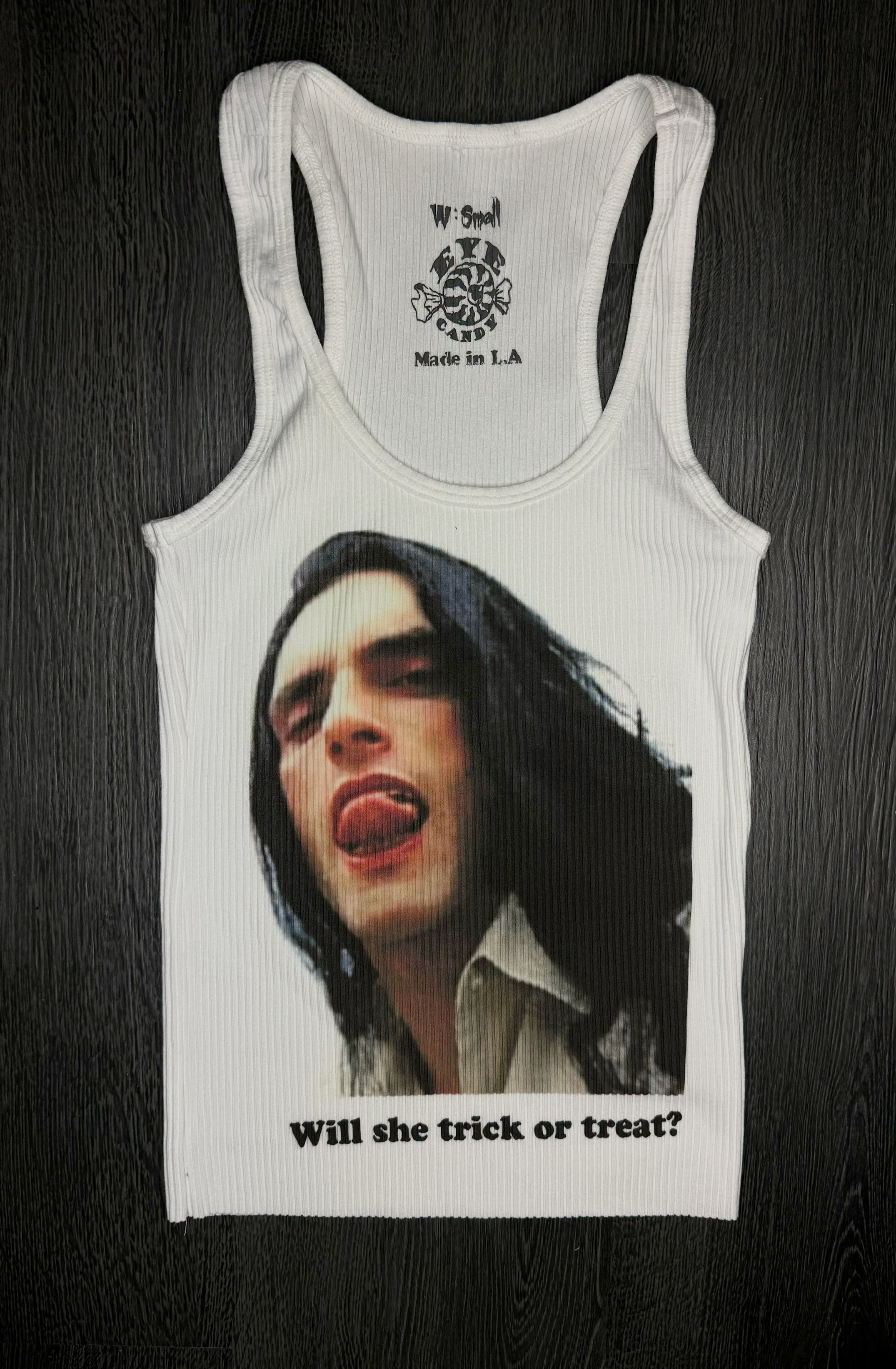 Vera's Eyecandy Peter 'Trick or Treat' Ribbed TON Tank Top