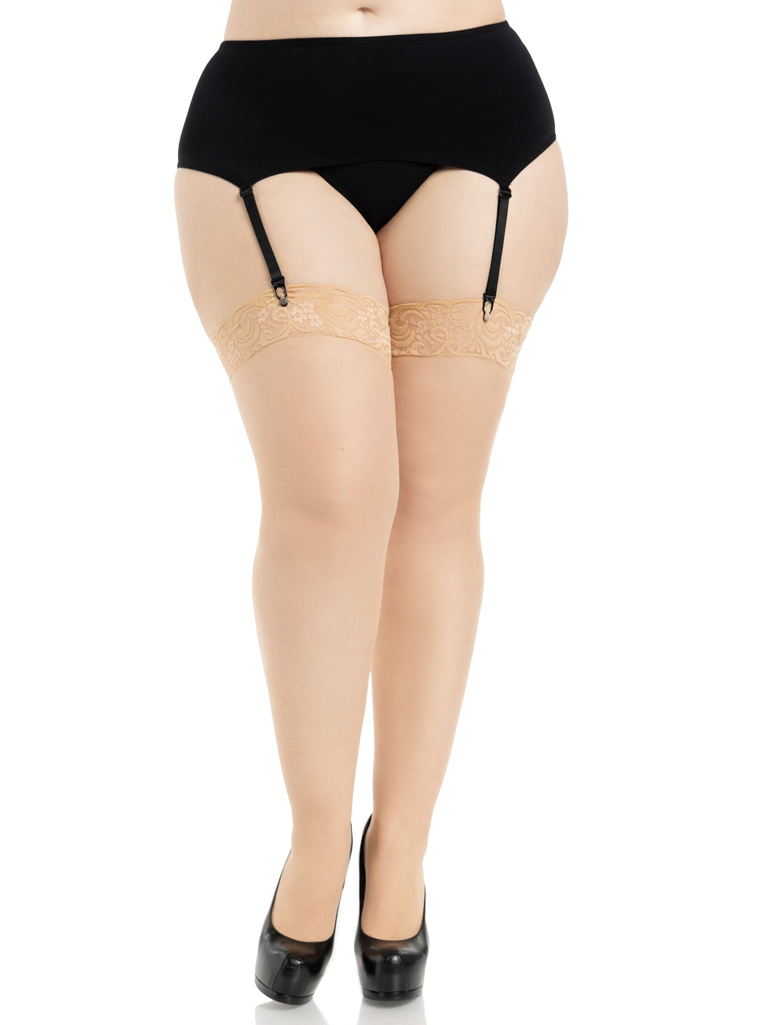 Leg Avenue Alix Sheer Thigh High Stockings
