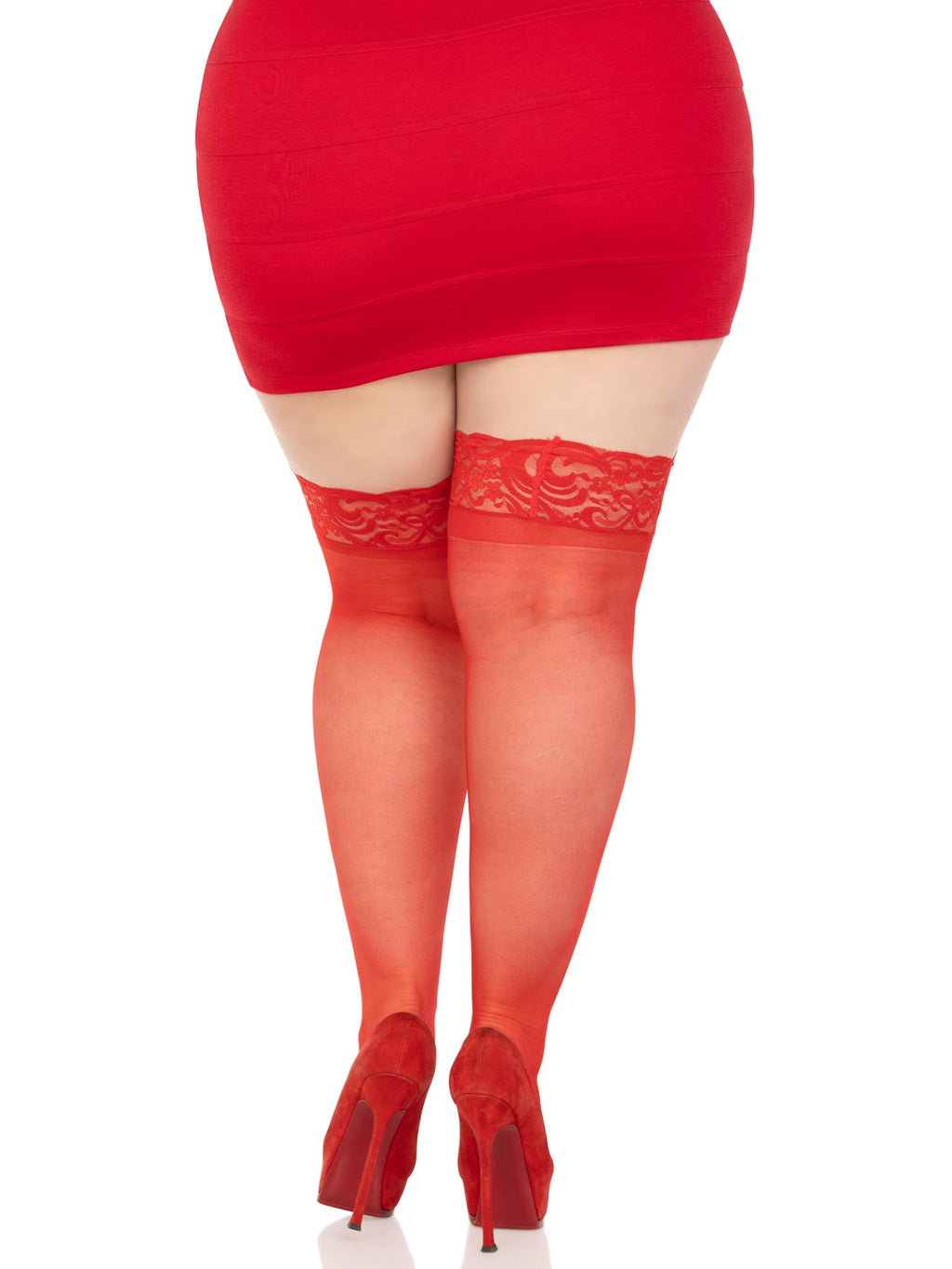 Leg Avenue Plus Nora Thigh High Stockings