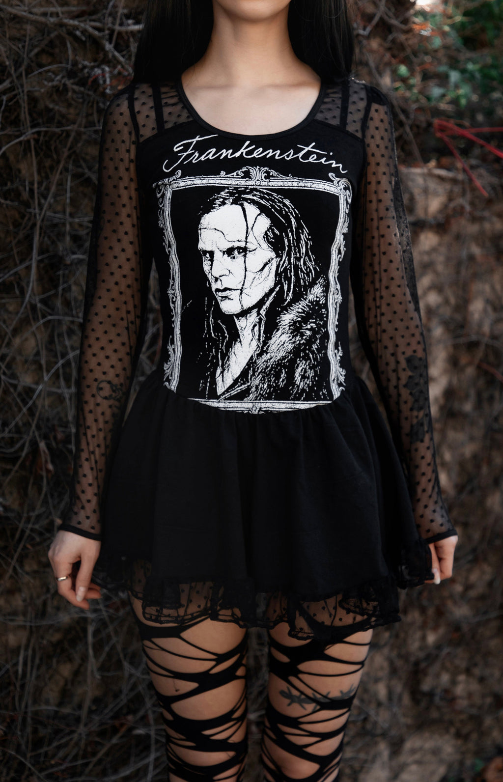 Vera's Eyecandy A Leaf For Me Frankenstein Ballerina Dress