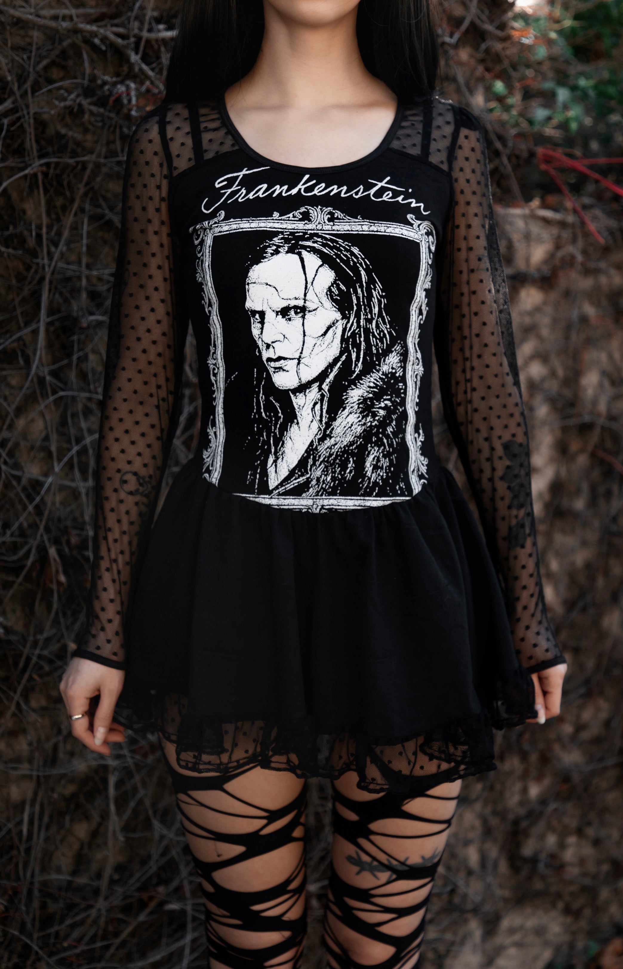 Vera's Eyecandy A Leaf For Me Frankenstein Ballerina Dress