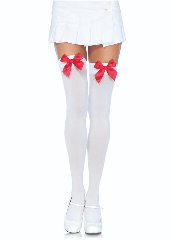 Leg Avenue Kay Opaque Thigh Highs 2 Sizes