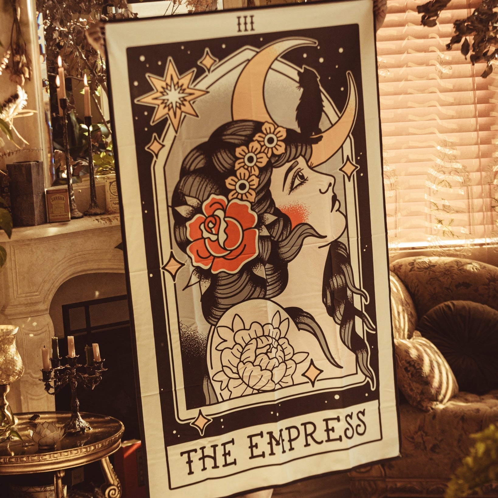 The Pretty Cult American Traditional Empress Wall Tapestry