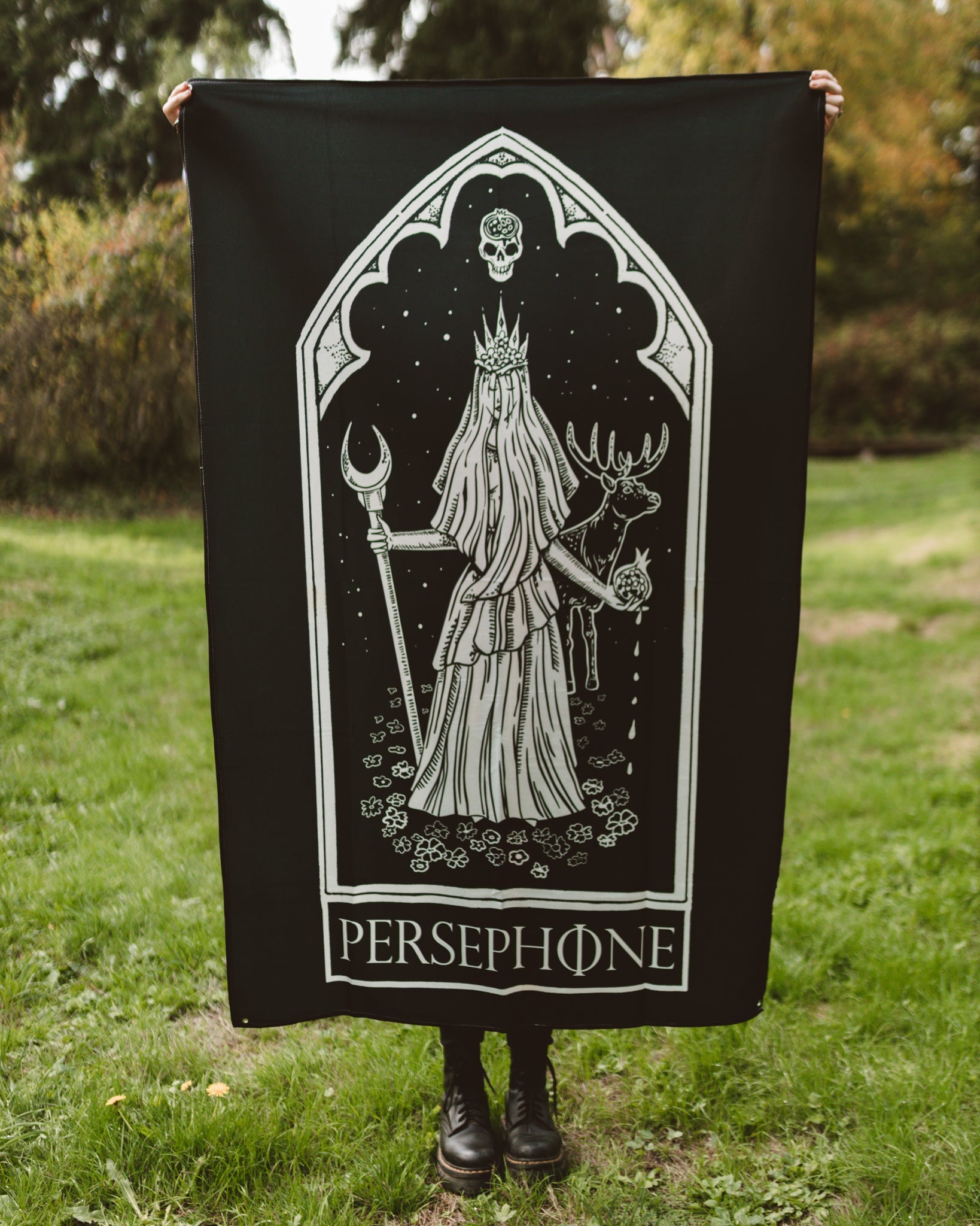 The Pretty Cult Persephone Goddess Wall Tapestry