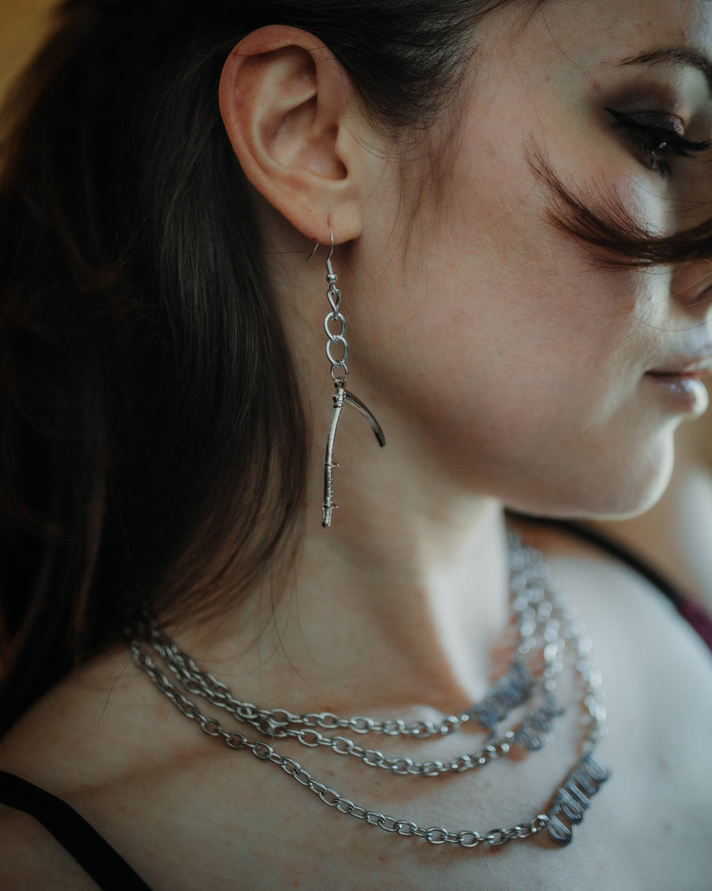 The Pretty Cult Scythe Earrings