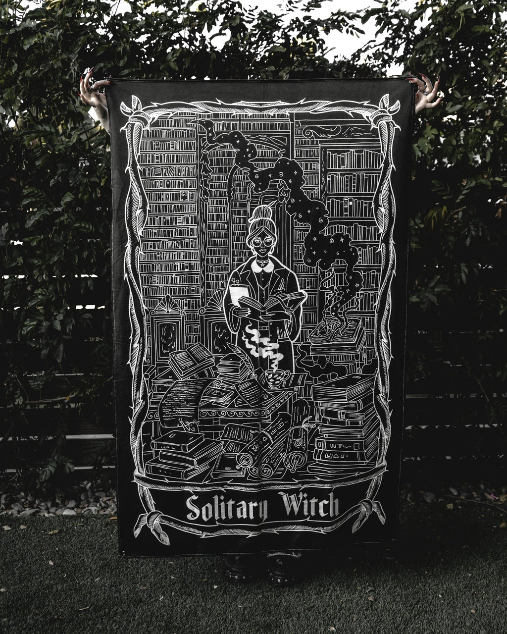 The Pretty Cult Solitary Witch Tapestry
