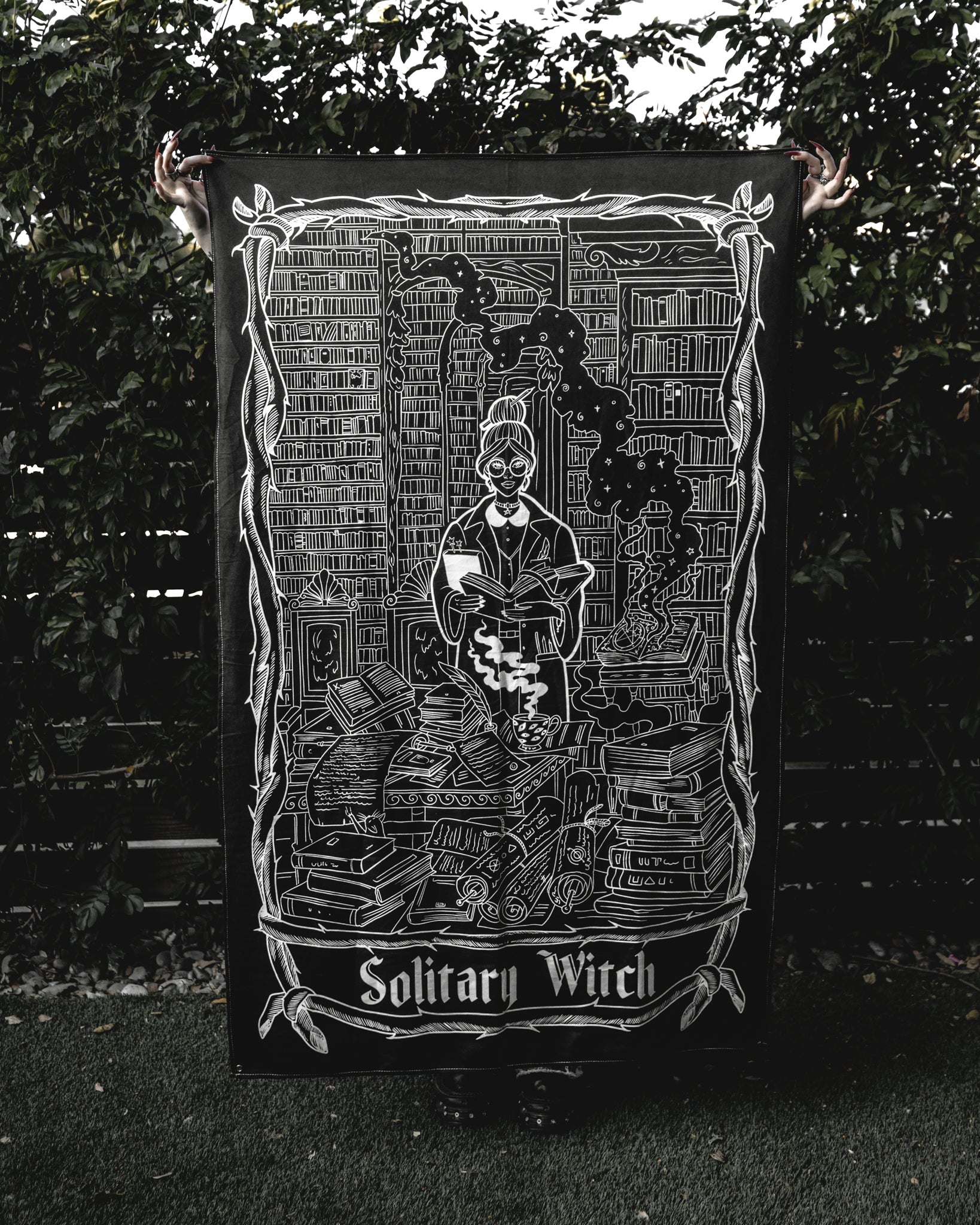 The Pretty Cult Solitary Witch Tapestry