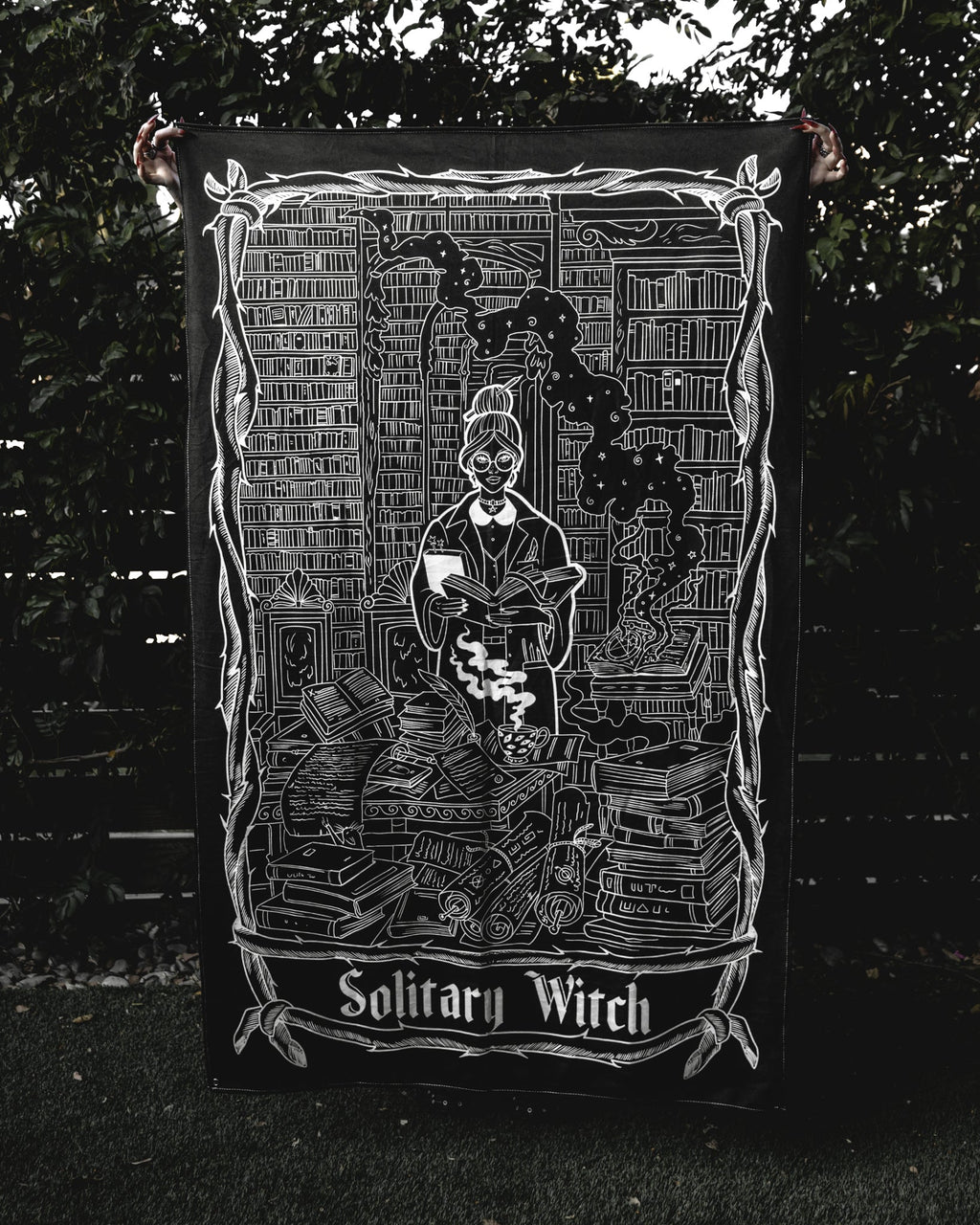 The Pretty Cult Solitary Witch Tapestry