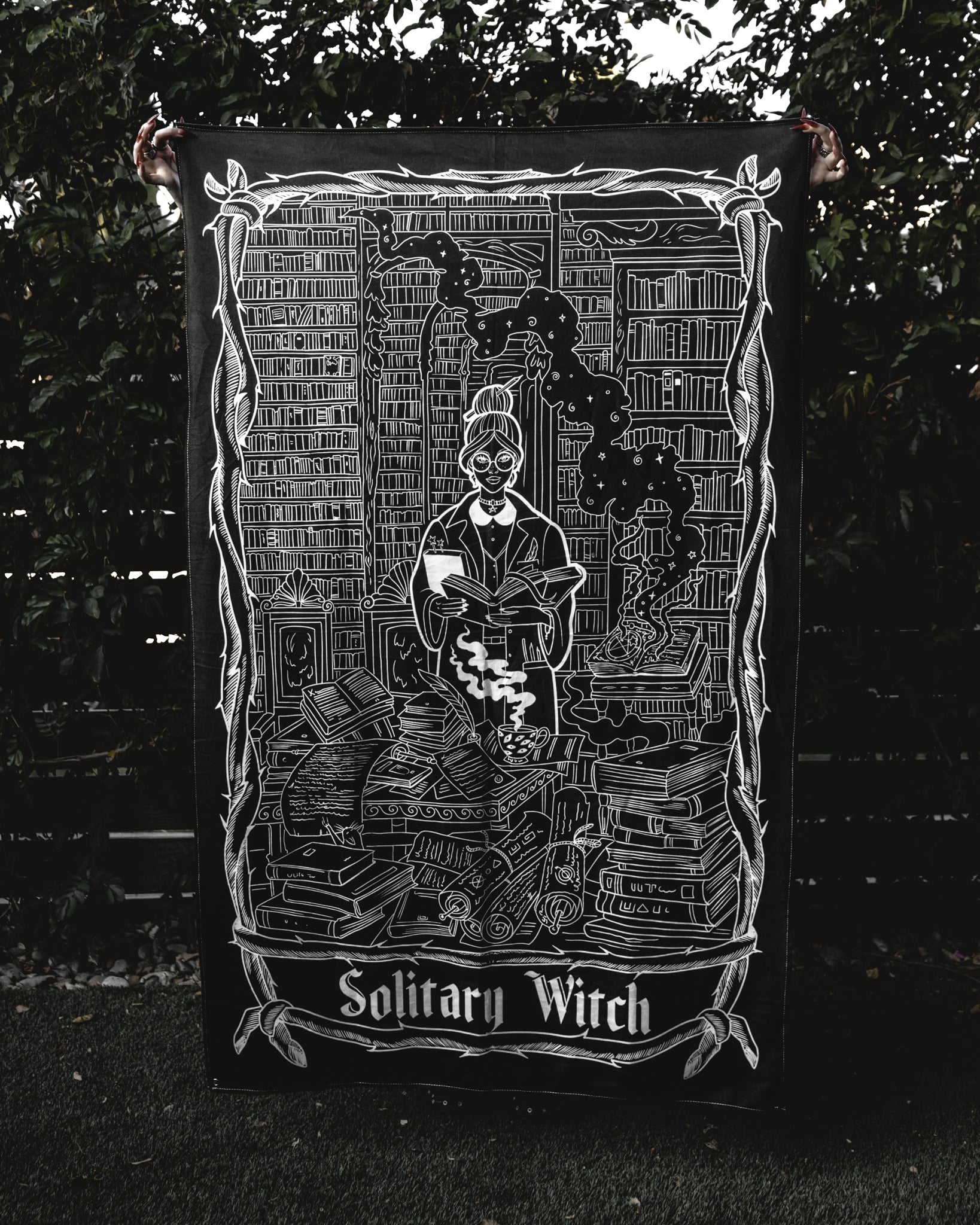 The Pretty Cult Solitary Witch Tapestry