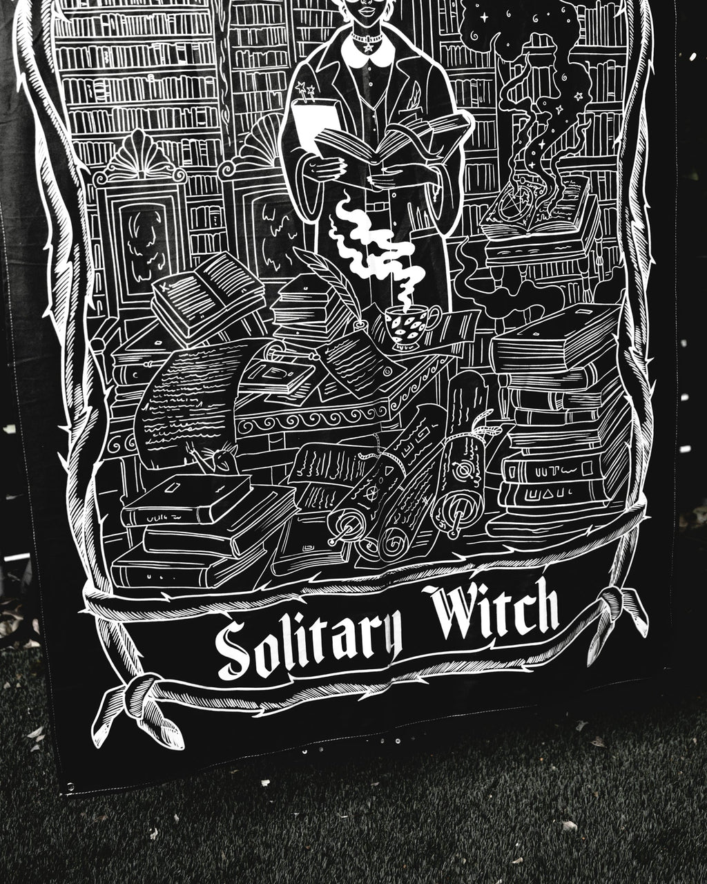 The Pretty Cult Solitary Witch Tapestry