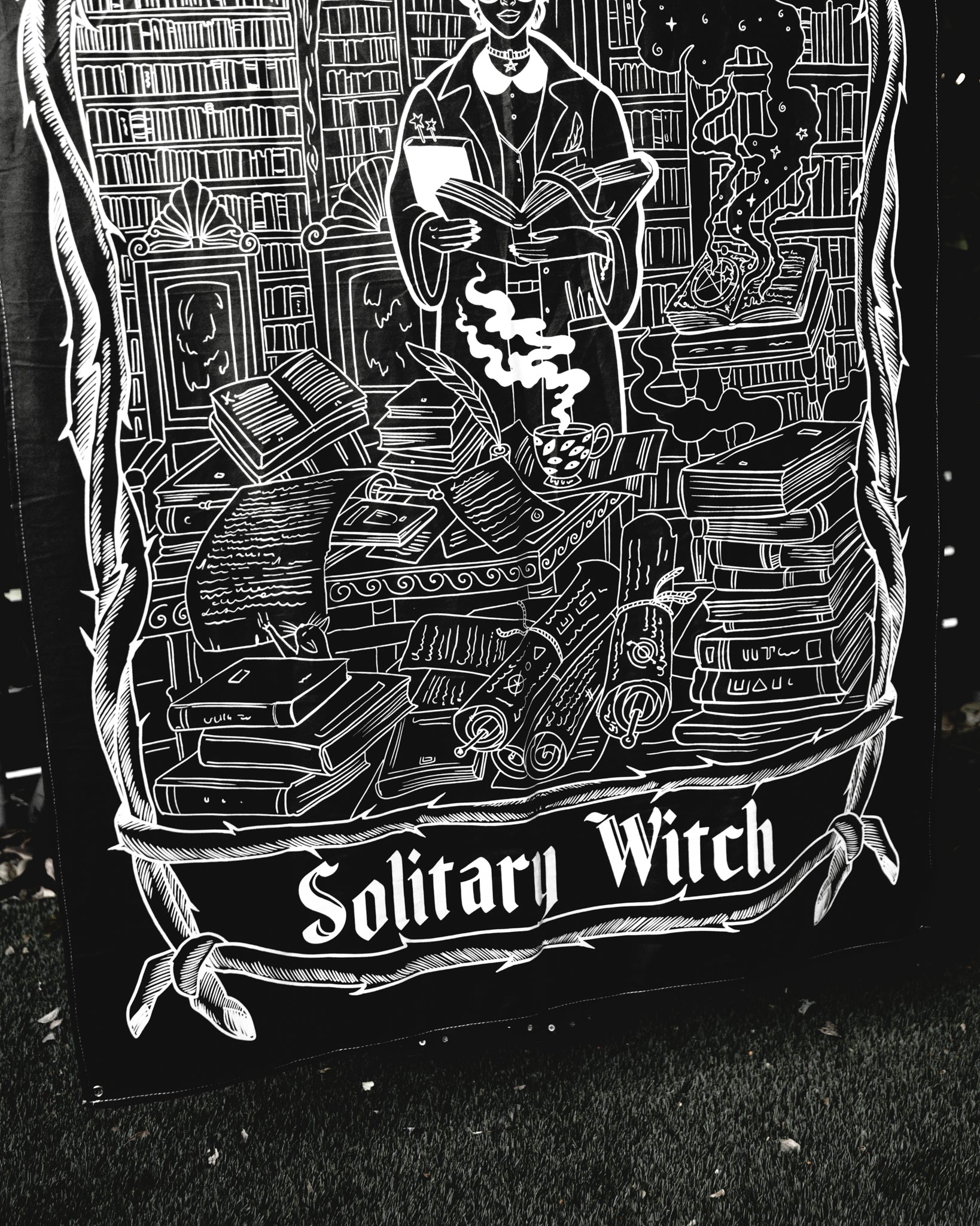 The Pretty Cult Solitary Witch Tapestry