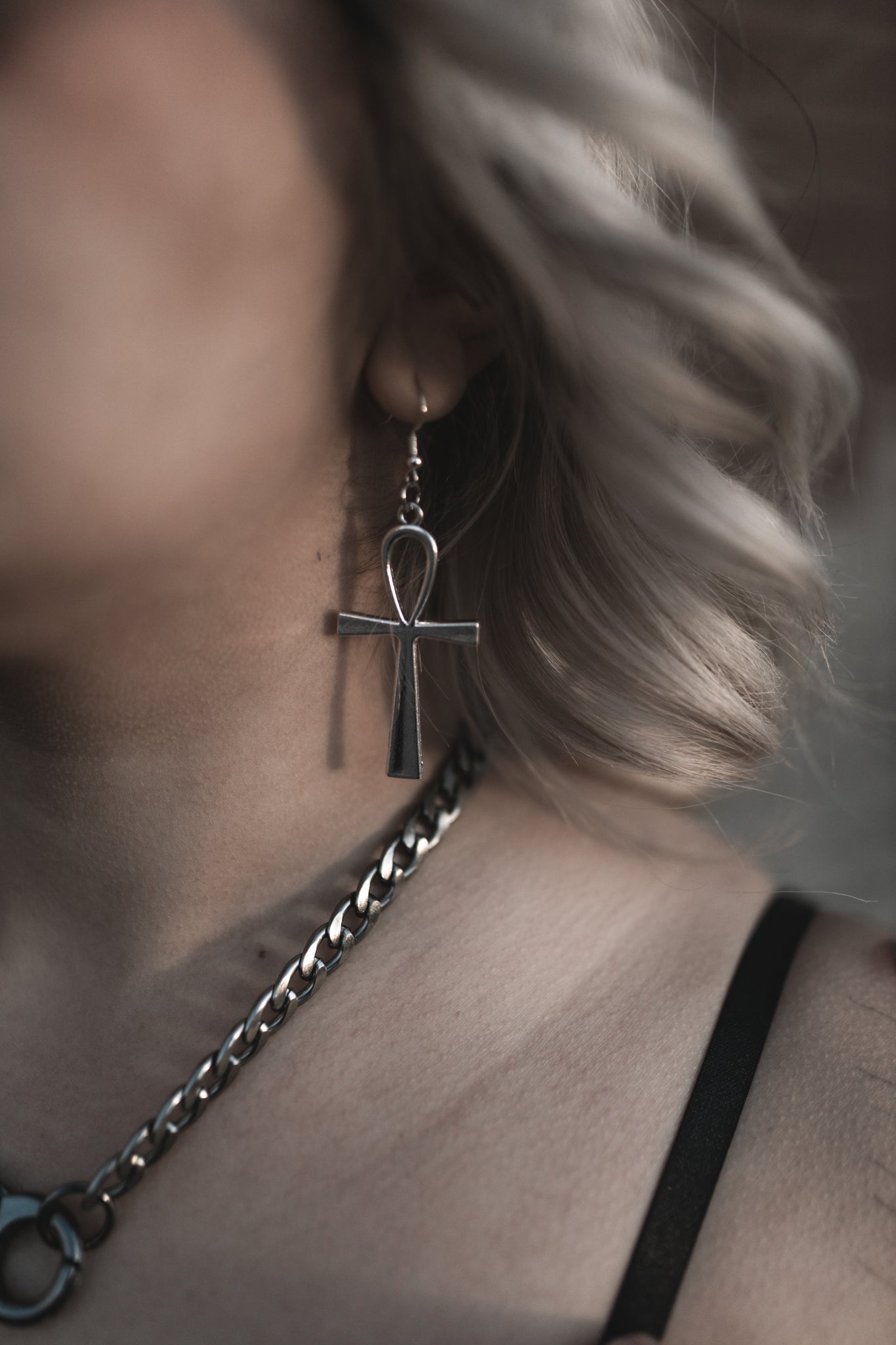 The Pretty Cult Ankh Earrings