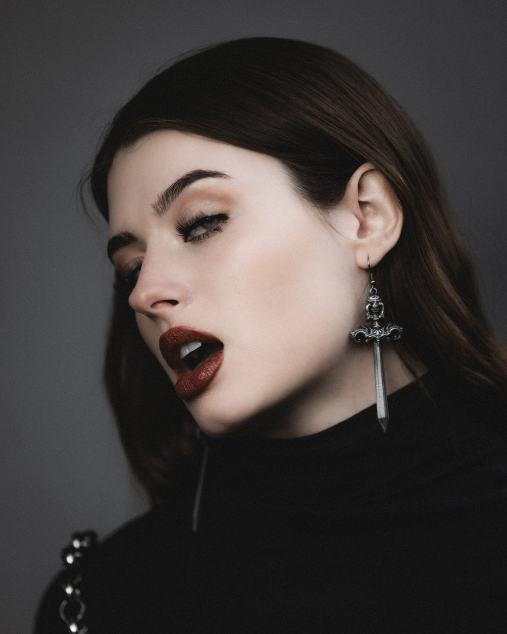 The Pretty Cult Woe Blade Earrings