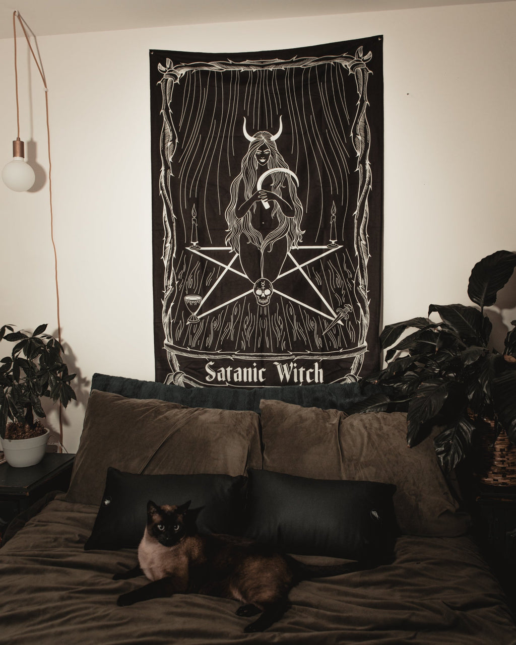 The Pretty Cult Satanic Witch Wall Tapestry