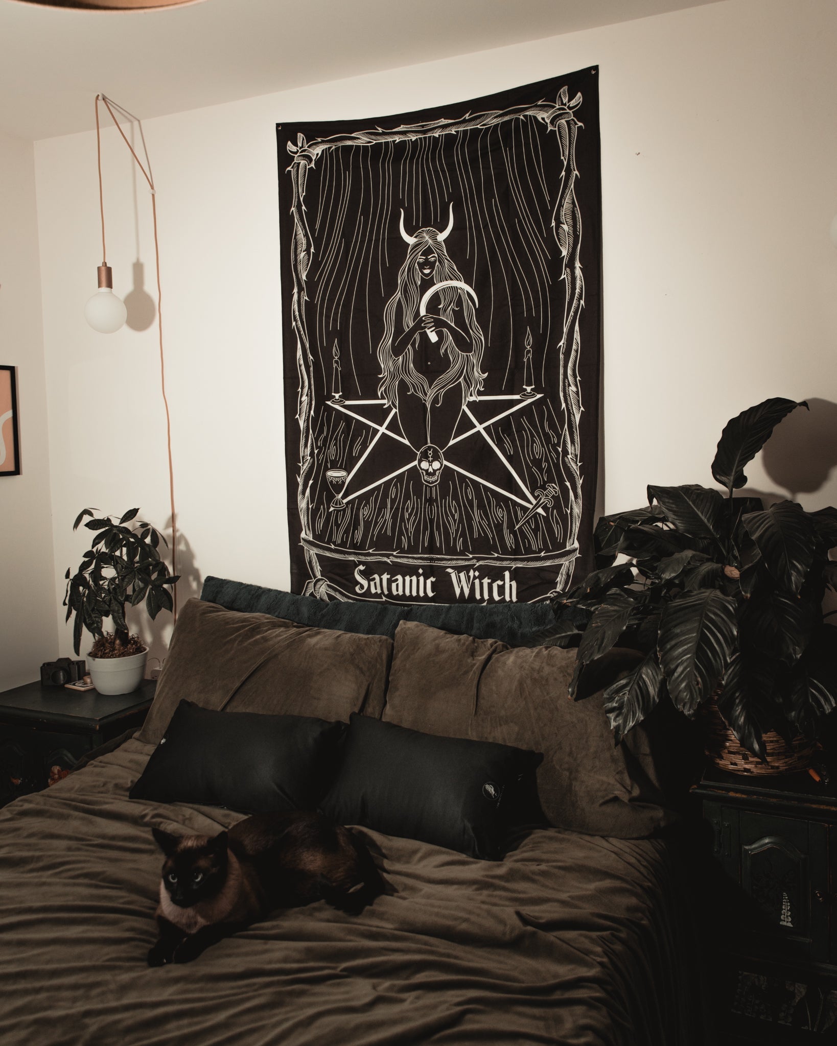 The Pretty Cult Satanic Witch Wall Tapestry