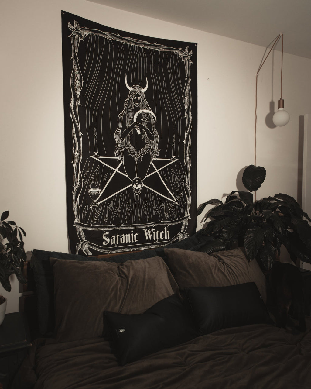 The Pretty Cult Satanic Witch Wall Tapestry