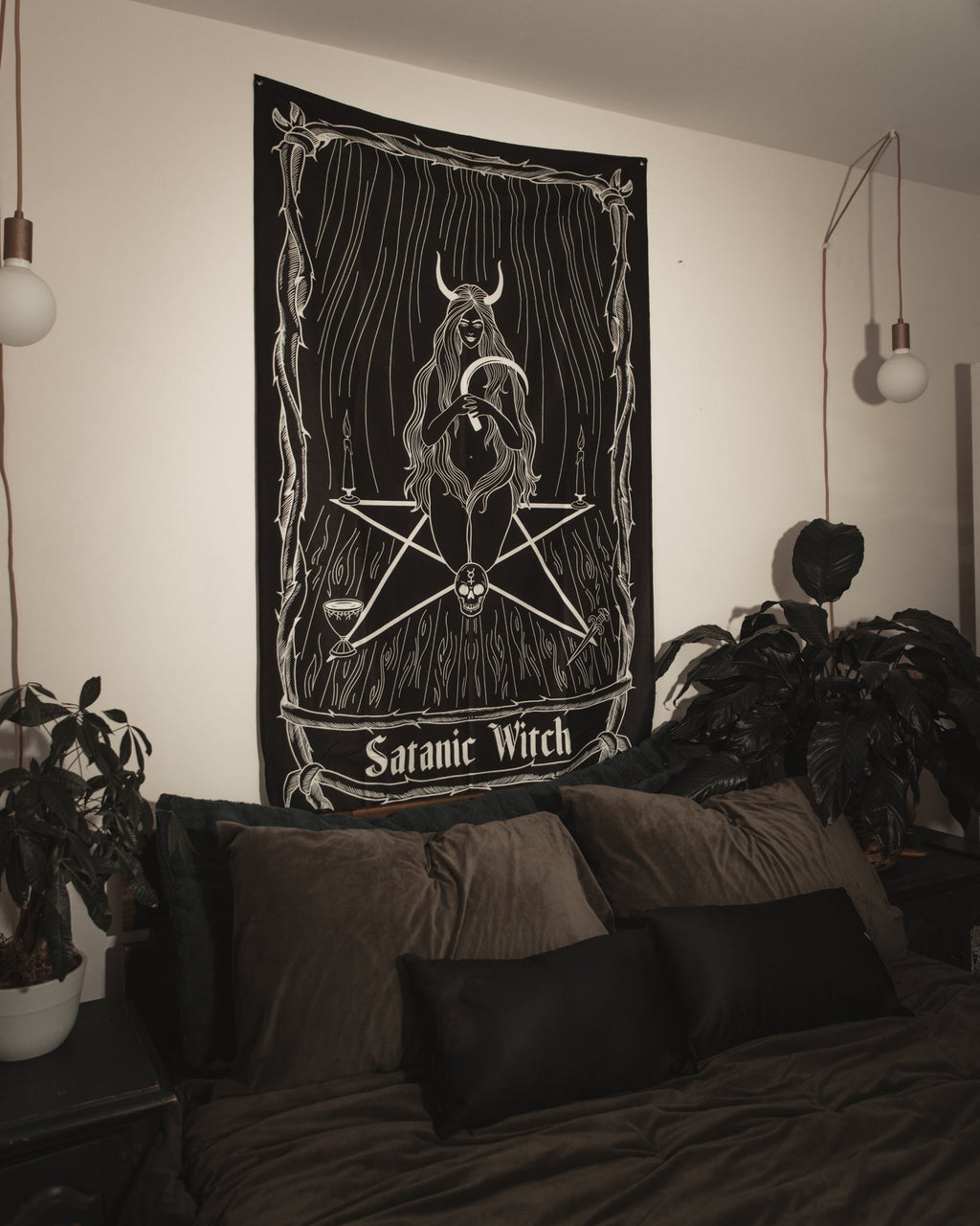 The Pretty Cult Satanic Witch Wall Tapestry