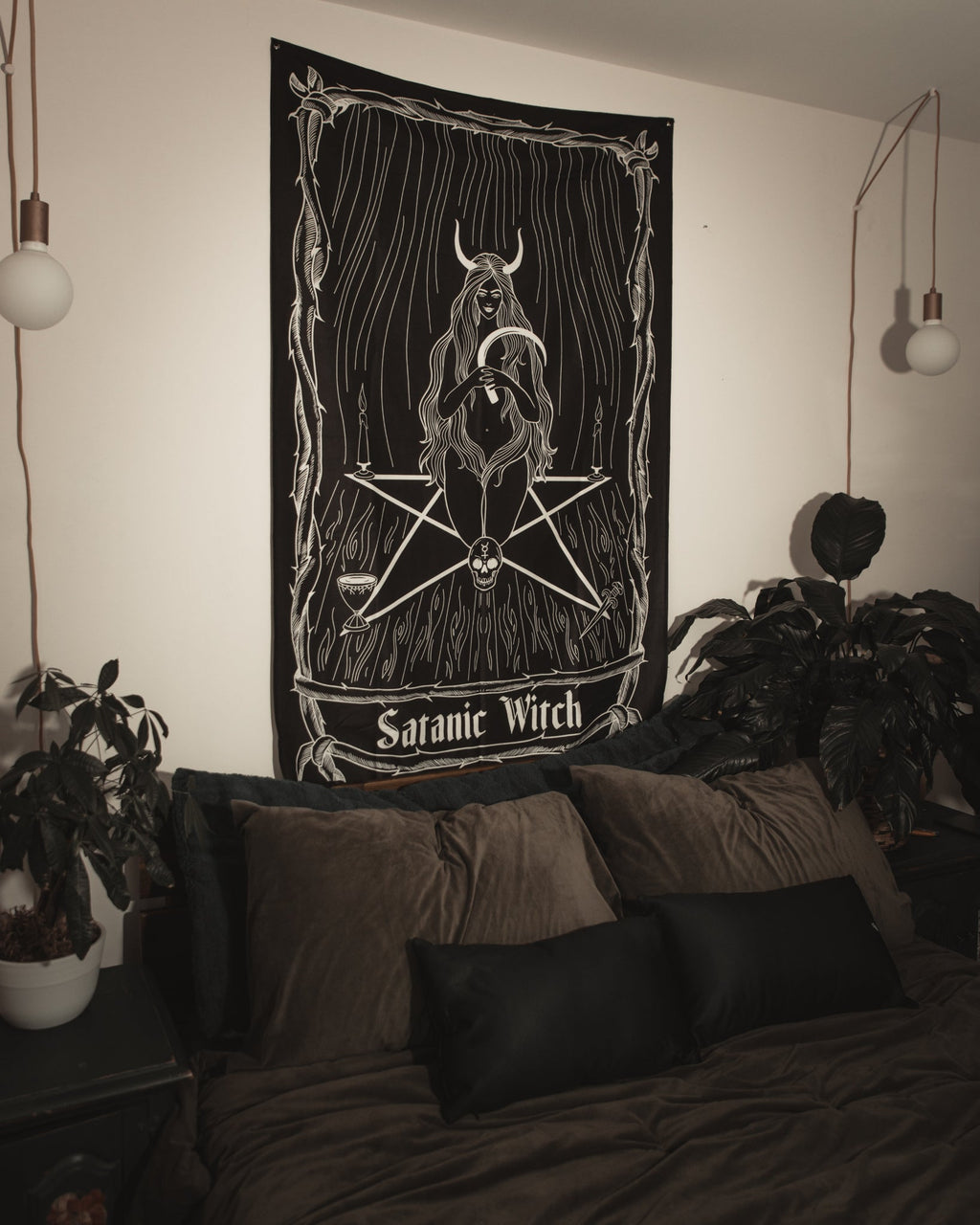 The Pretty Cult Satanic Witch Wall Tapestry