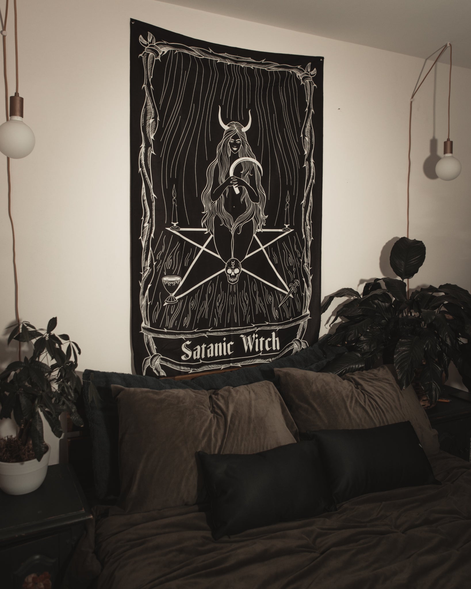 The Pretty Cult Satanic Witch Wall Tapestry
