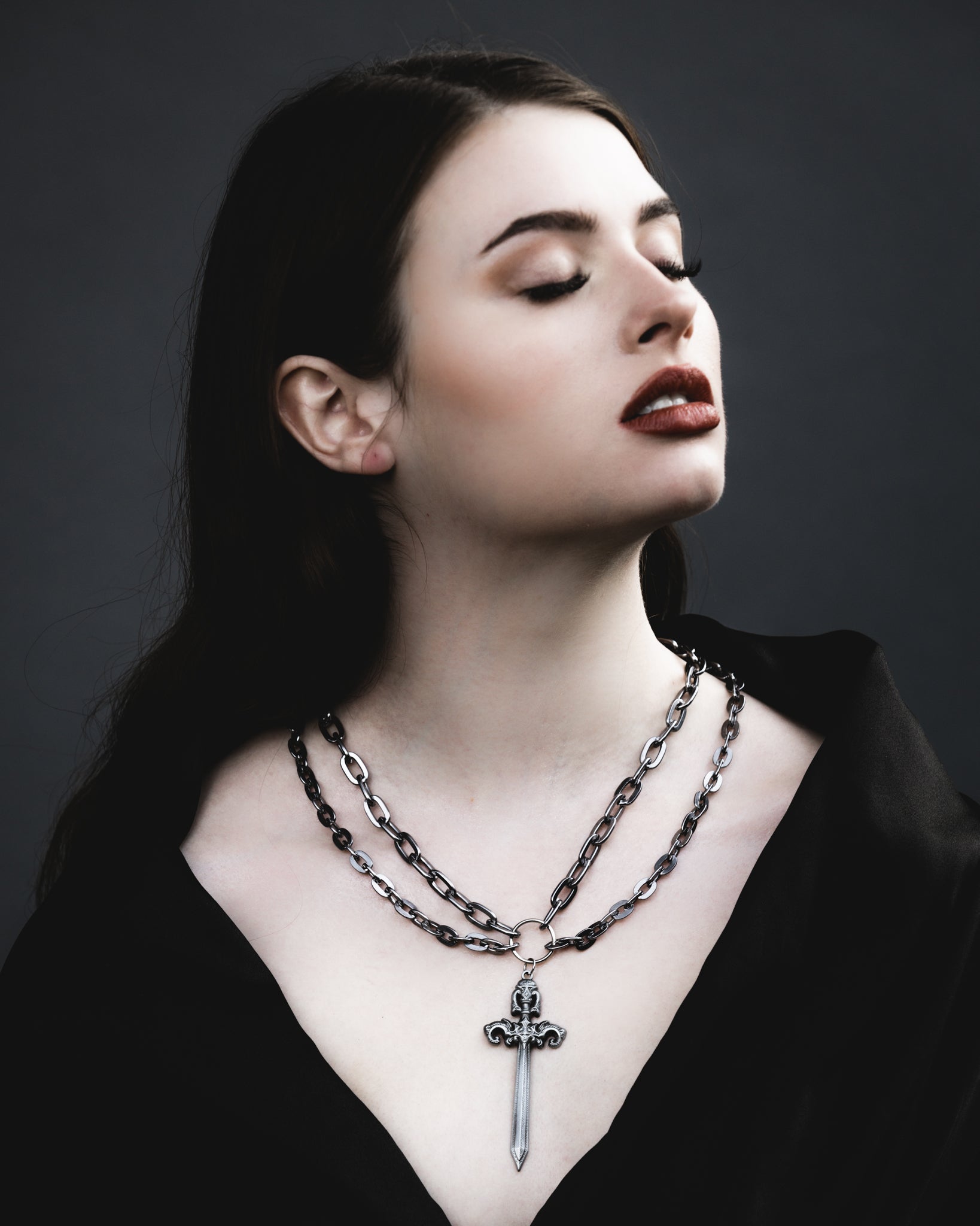 The Pretty Cult Woe Blade Necklace