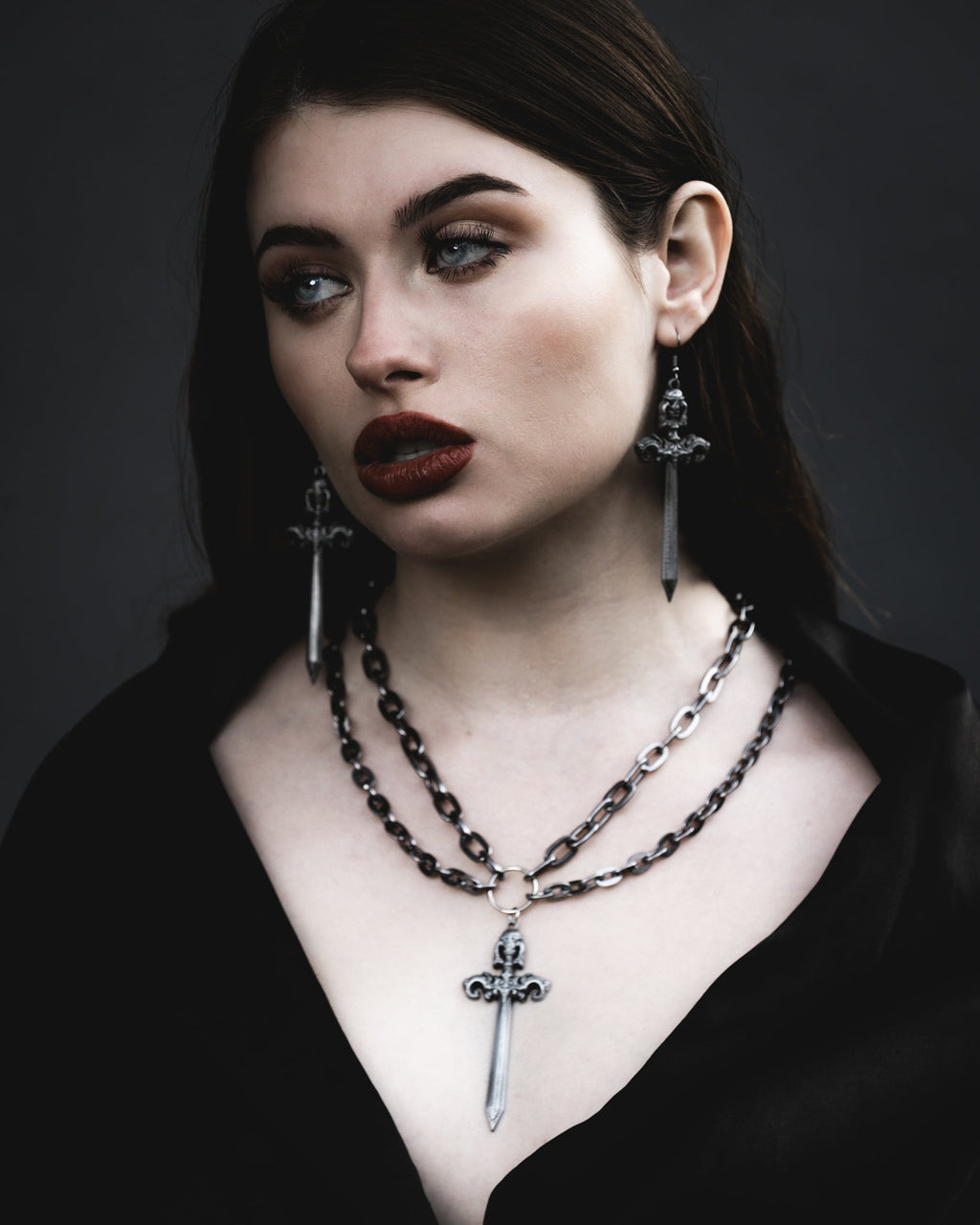The Pretty Cult Woe Blade Necklace