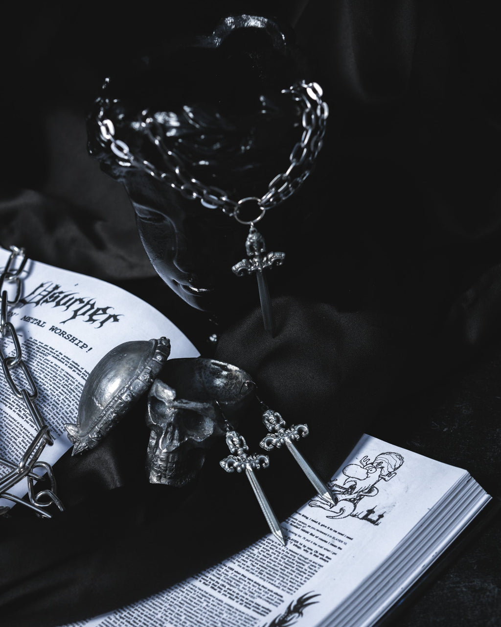 The Pretty Cult Woe Blade Earrings