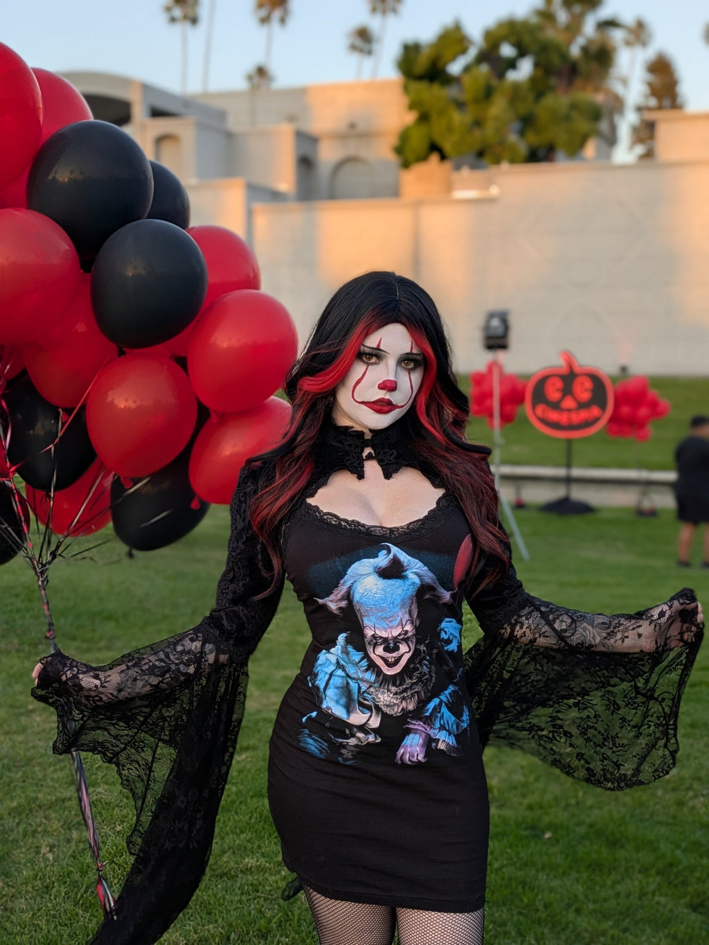 Vera's Eyecandy Pennywise Lace Strap Dress